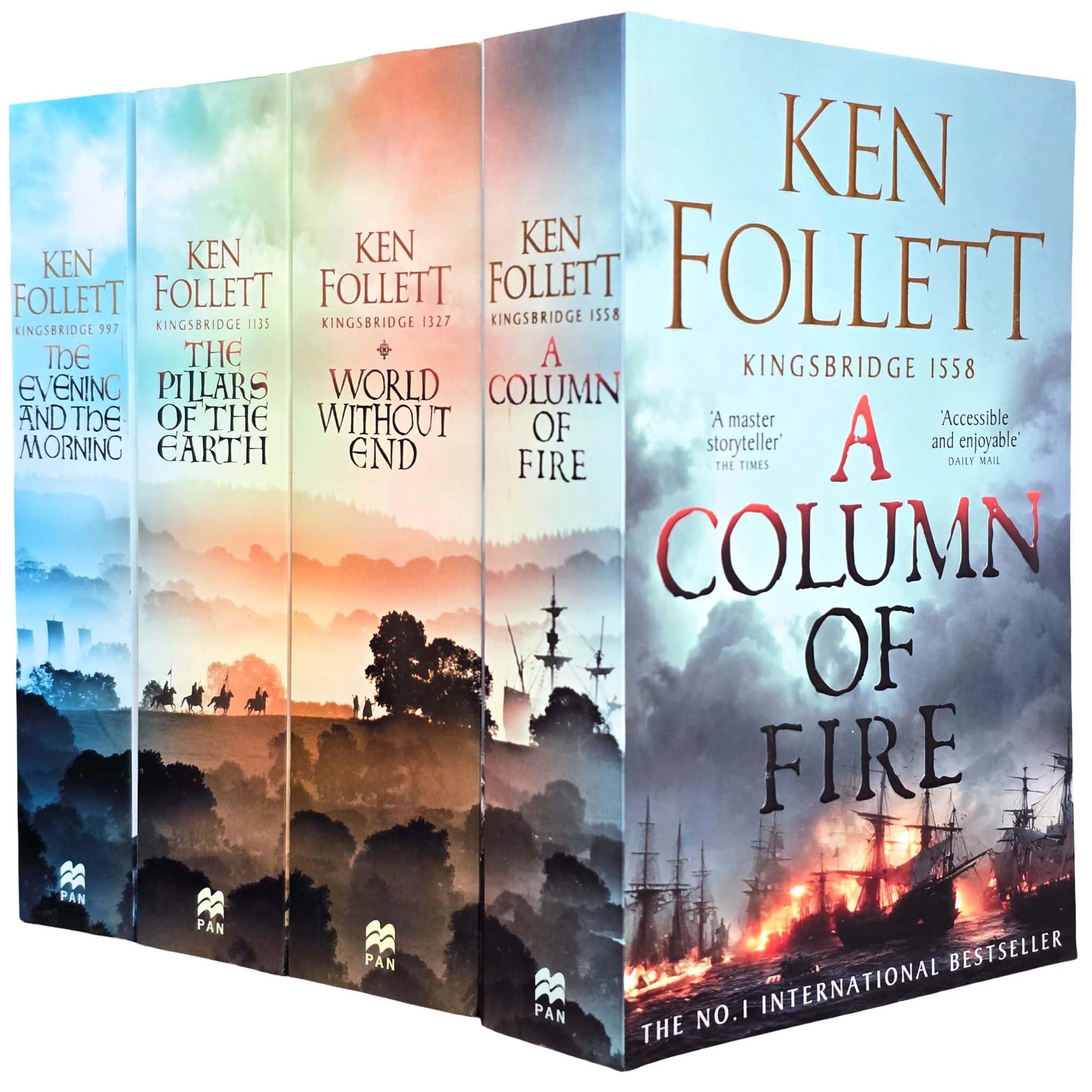 Libro: Ken Follett The Pillars Of The Earth 4 Books Collection Set