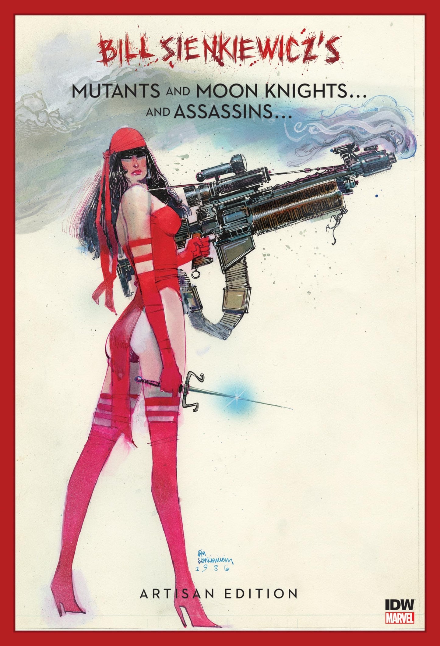 Libro: Bill Sienkiewicz's Mutants and Moon Knights and Assassins Artisan Edition