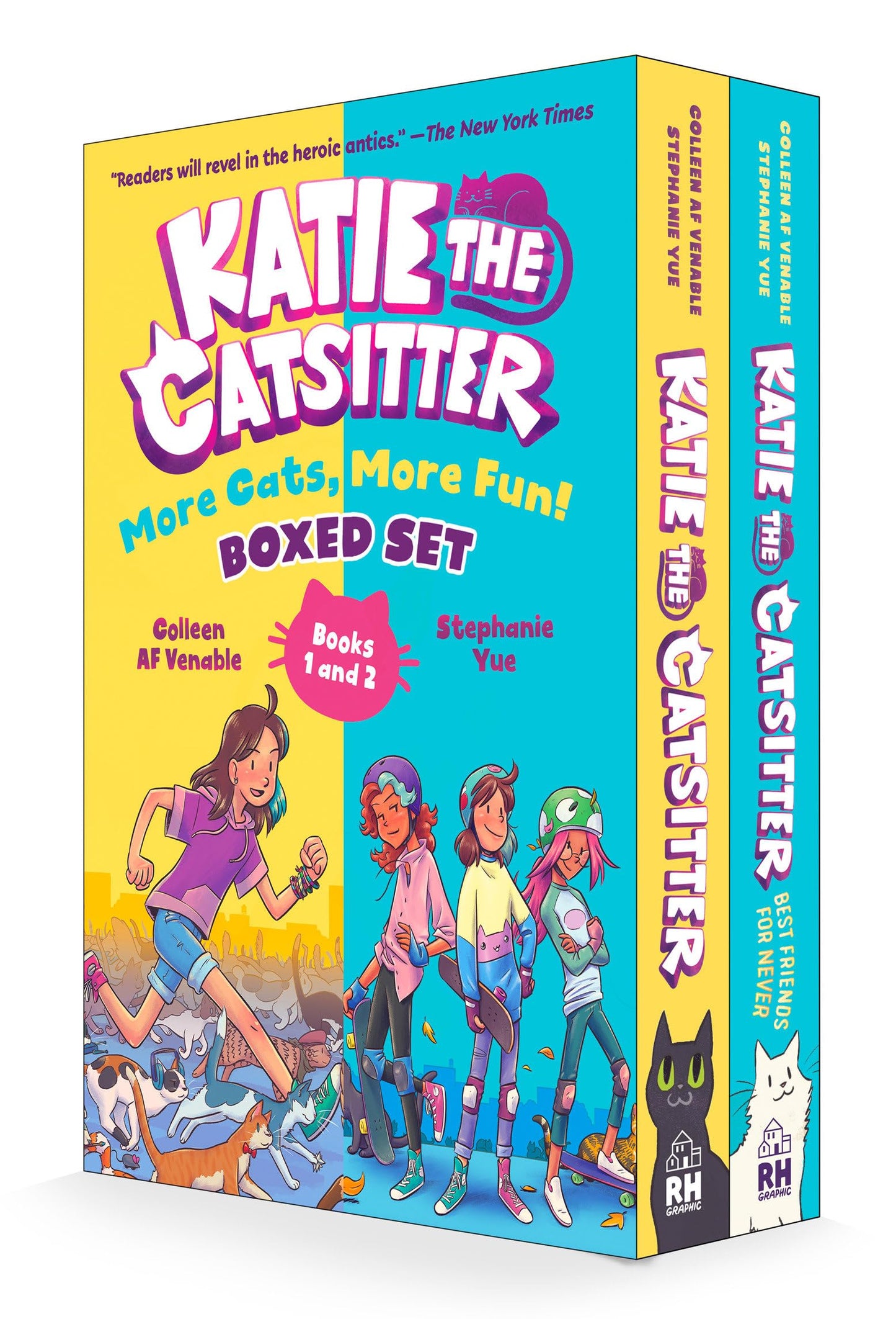 Libro: Katie the Catsitter: More Cats, More Fun! Boxed Set (Books 1 and 2): (A Graphic Novel Boxed Set)