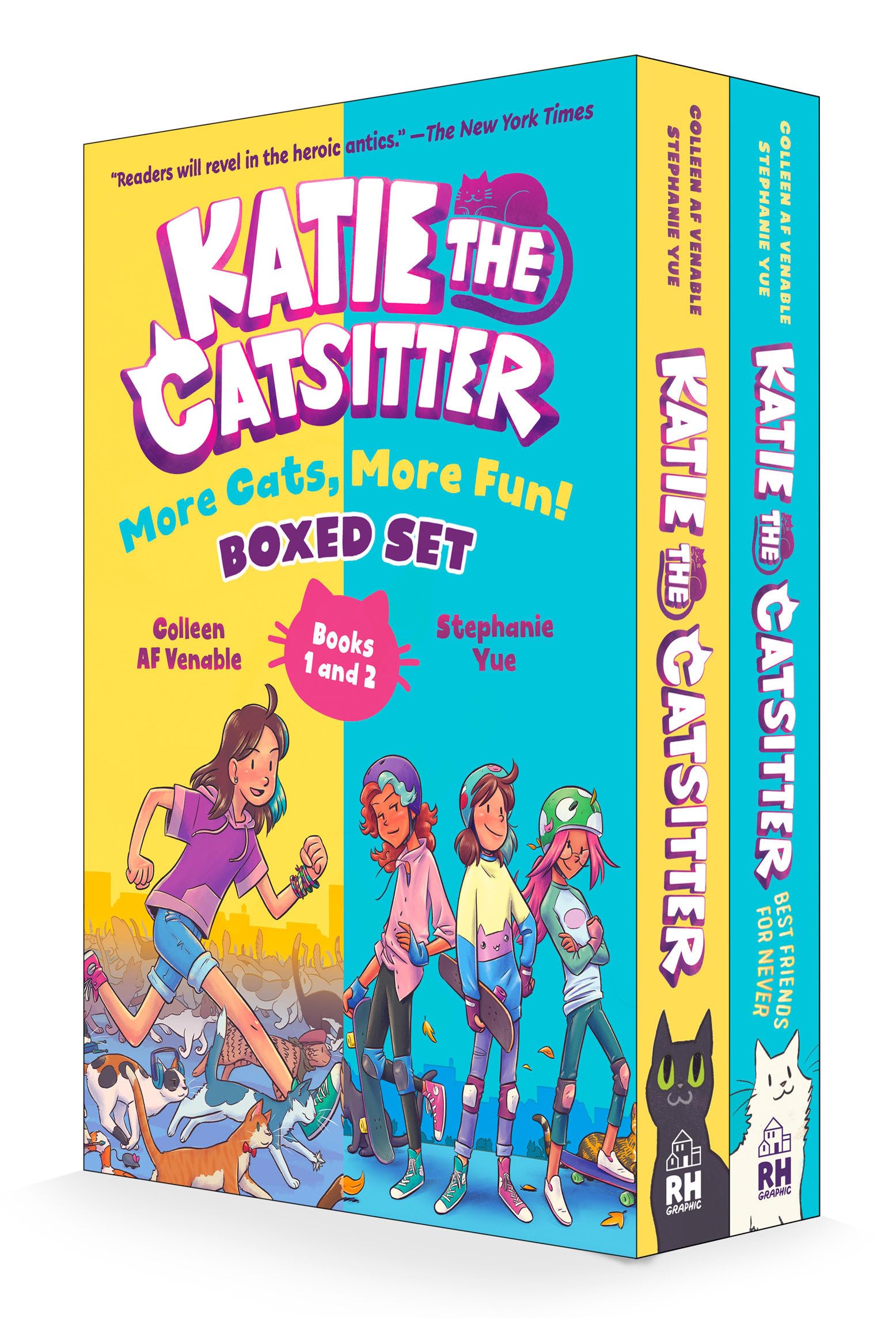 Libro: Katie the Catsitter: More Cats, More Fun! Boxed Set (Books 1 and 2): (A Graphic Novel Boxed Set)