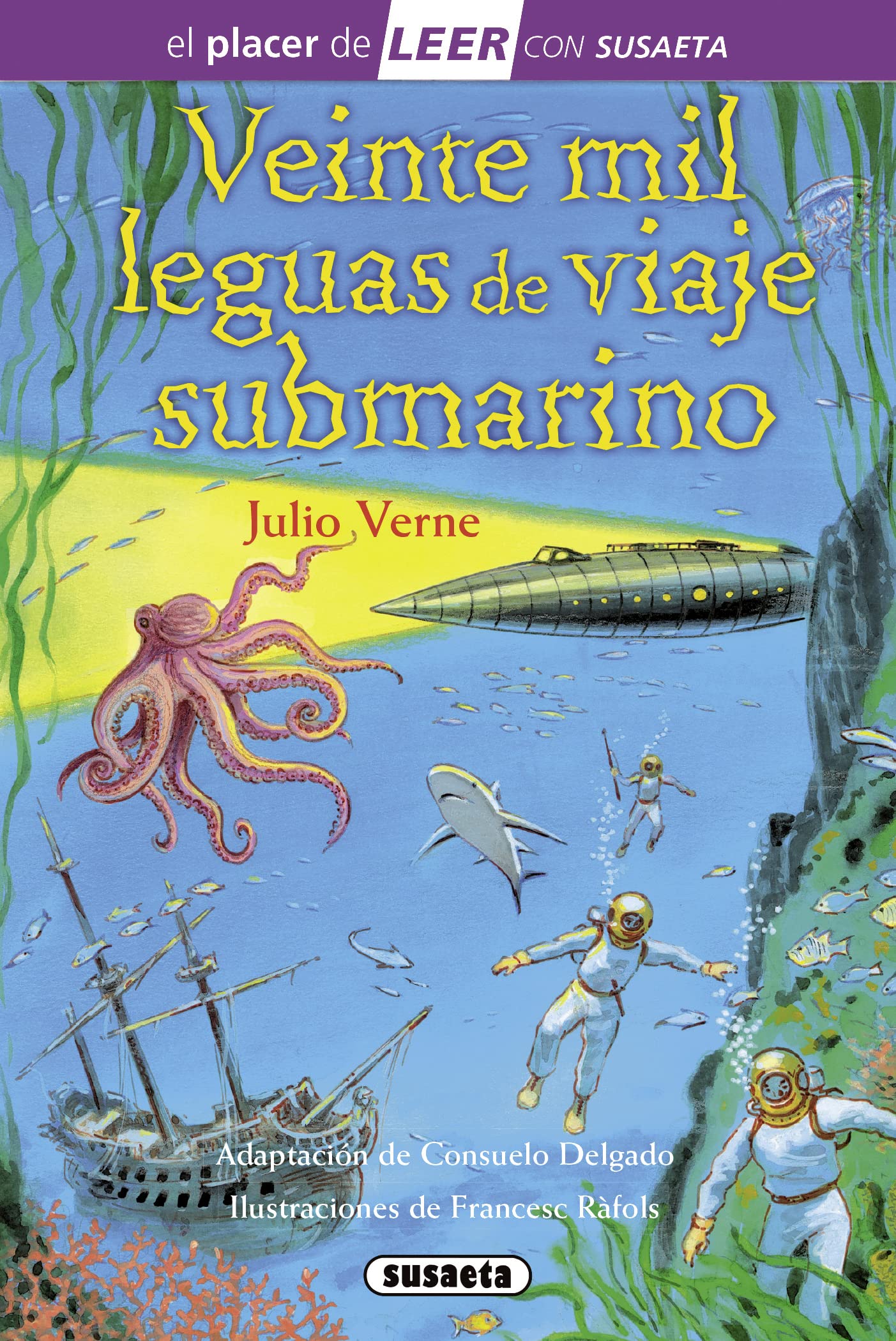 Susaeta - Veinte mil leguas de viaje submarino: Leer Con Susaeta - Nivel 4 (El placer de LEER con Susaeta - nivel 4)