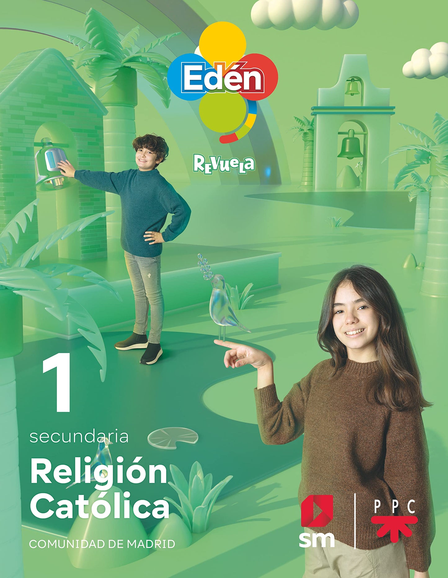 Libro: Religión católica. 1 ESO Edén. Revuela (Madrid) - 9788411201223