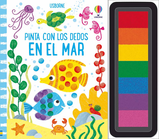 En el mar (Pinta con los dedos)