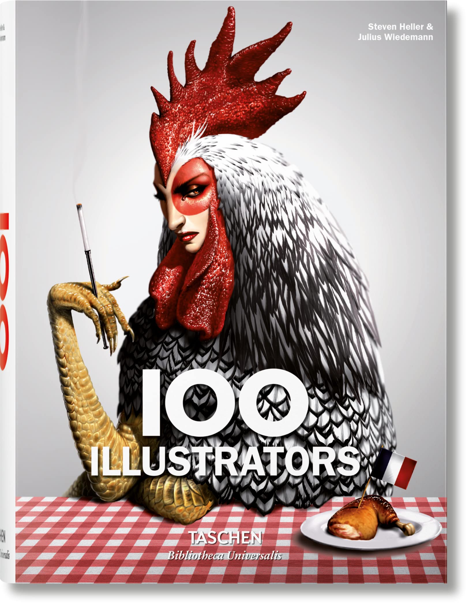 Libro: 100 Illustrators (trilingüe) (Bibliotheca Universalis)