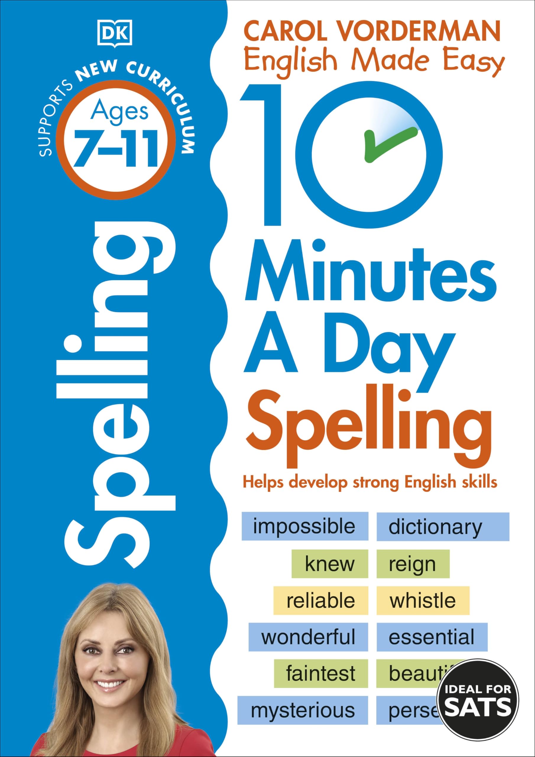 Libro: 10 Minutes A Day Spelling, Ages 7-11 (Key Stage 2): Supports the National Curriculum, Helps Develop Strong English Skills