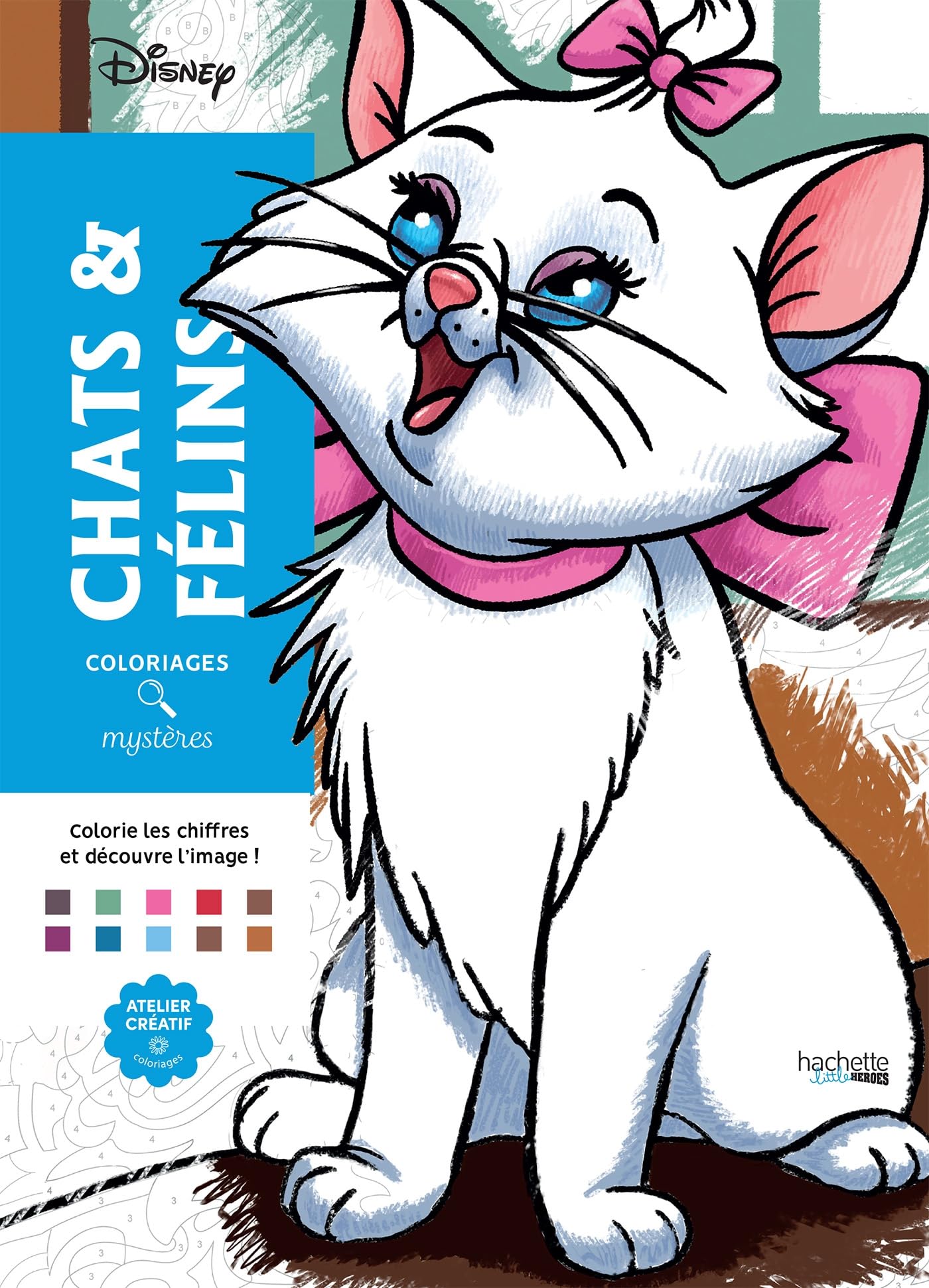 Libro: Coloriages mystères Disney - Chats et félins