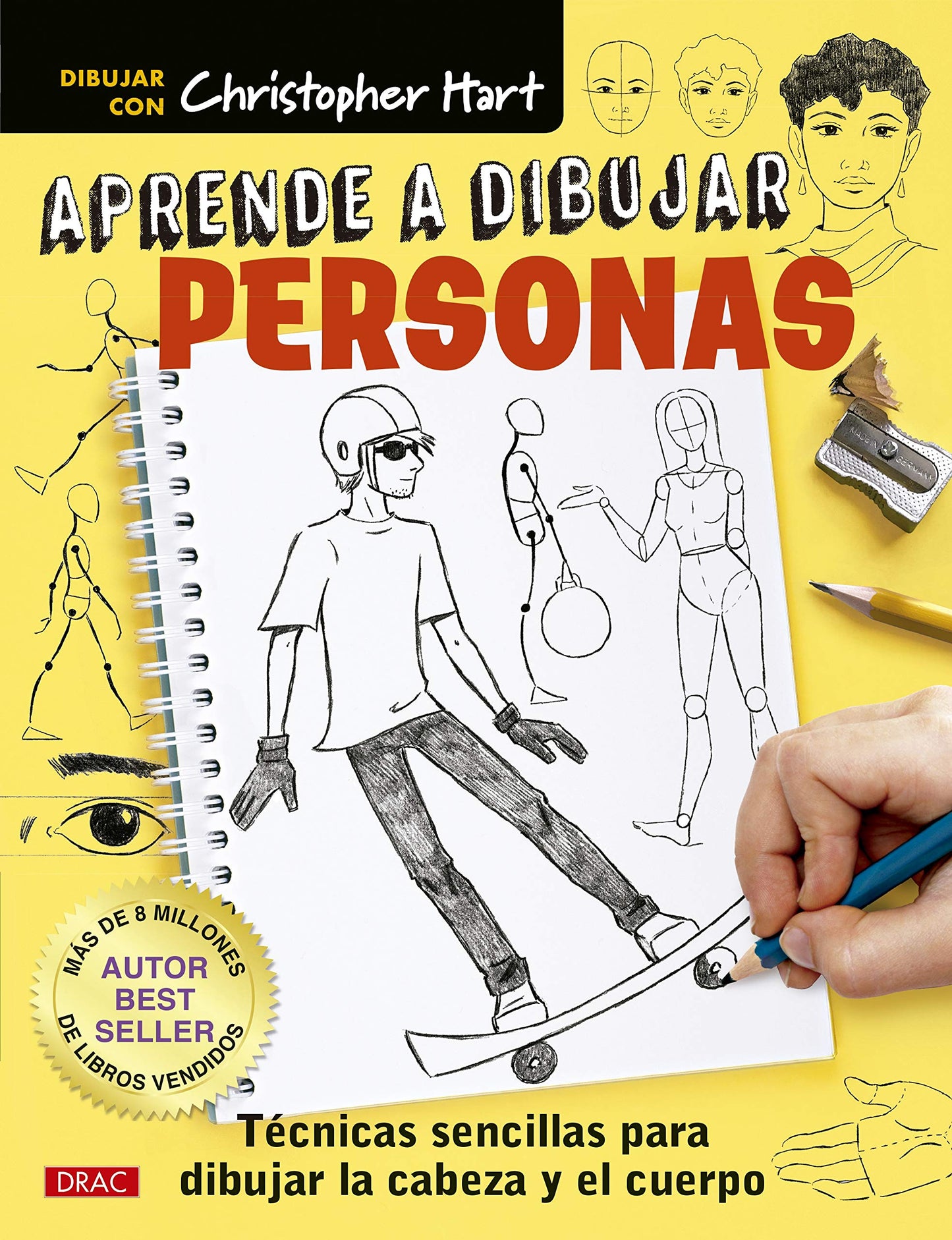 Libro: Aprende a dibujar personas: Técnicas sencillas para dibujar la cabeza y el cuerpo (TENDENCIAS JUVENILES)