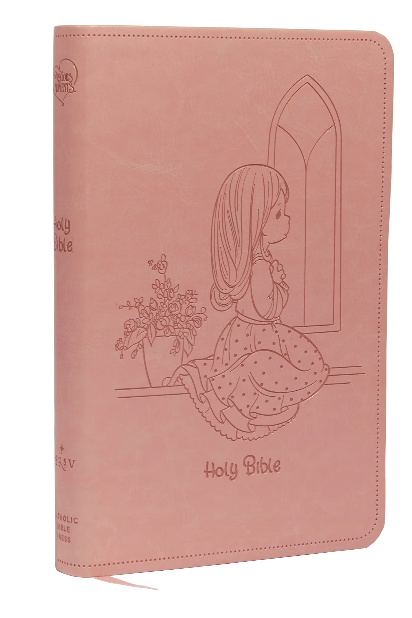 Libro: NRSVCE, Precious Moments Bible, Pink, Leathersoft, Comfort Print: Holy Bible