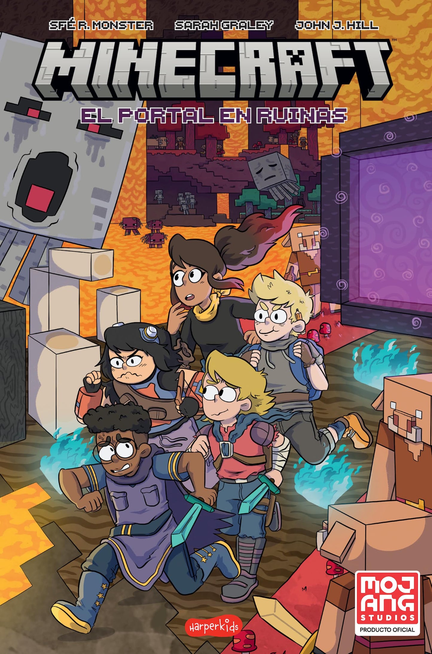 Libro: Minecraft oficial: El portal en ruinas (cómic): El Portal En Ruinas / the Ruined Portal (HarperKids)