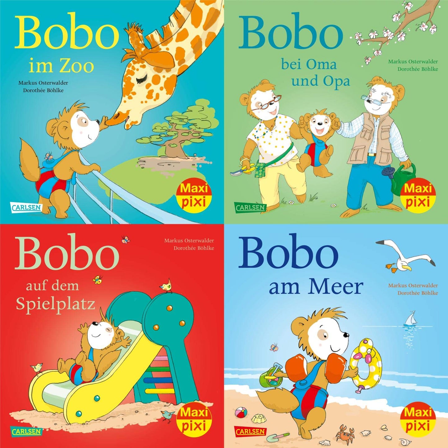 Libro: Maxi-Pixi-4er-Set 86: Bobo Siebenschläfer (4x1 Exemplar)