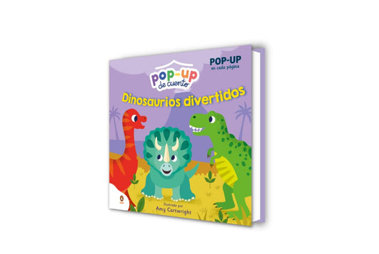Dinosaurios divertidos (Pop-up de cuento): Con Pop-Up en cada página para niños y niñas