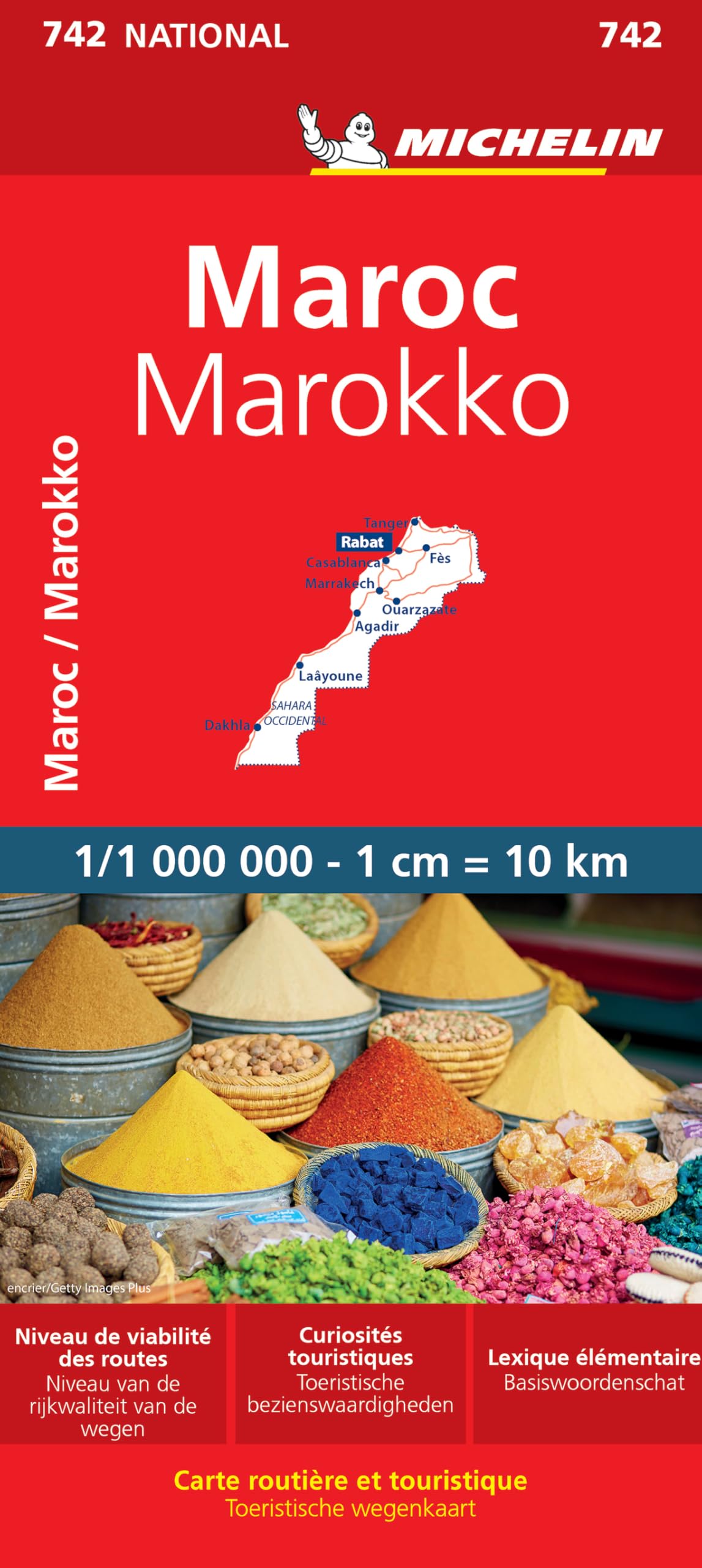 Libro: Carte Nationale Maroc / Marokko: 742