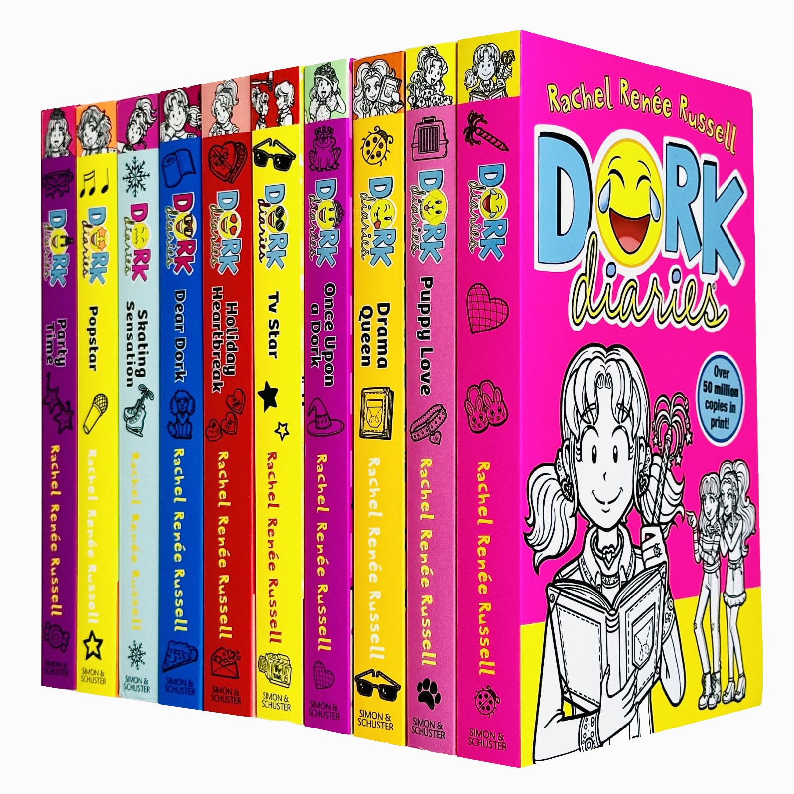Libro: Dork Diaries Collection Rachel Renee Russell 10 Books Set