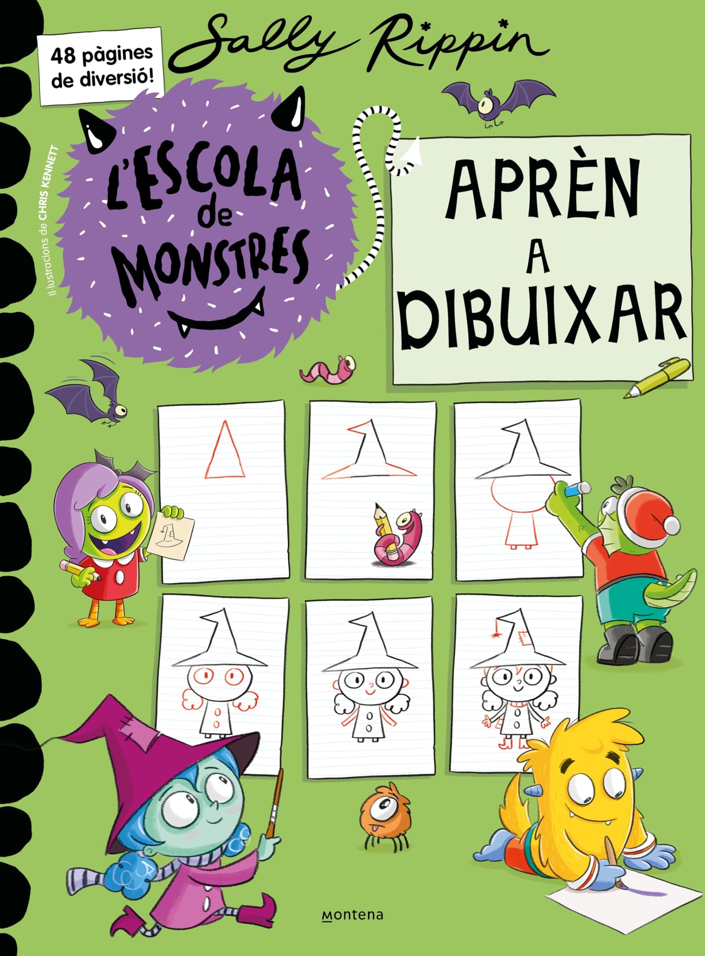 Libro: L'Escola de Monstres. Quadern d'activitats - Aprèn a dibuixar: Quadern de dibuix per a nens de 3 a 5 anys