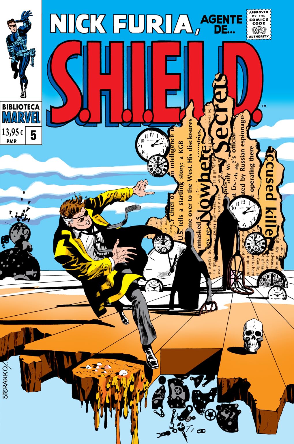 Libro: Biblioteca marvel nick furia, agente de s.h.i.e.l.d. 5. 1968-69. nick fury, agent of s.h.i.e.l.d. 4-
