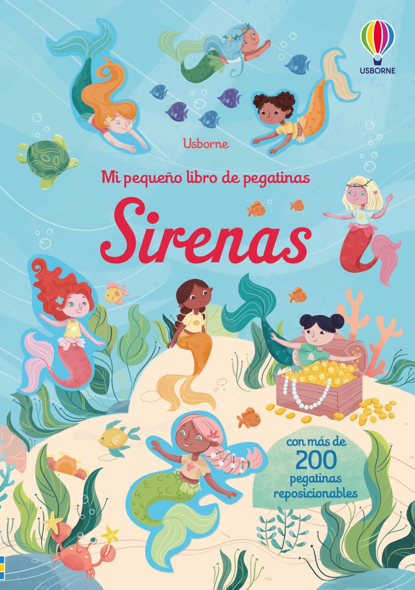 Libro: sirenas (Mi pequeño libro de pegatinas)
