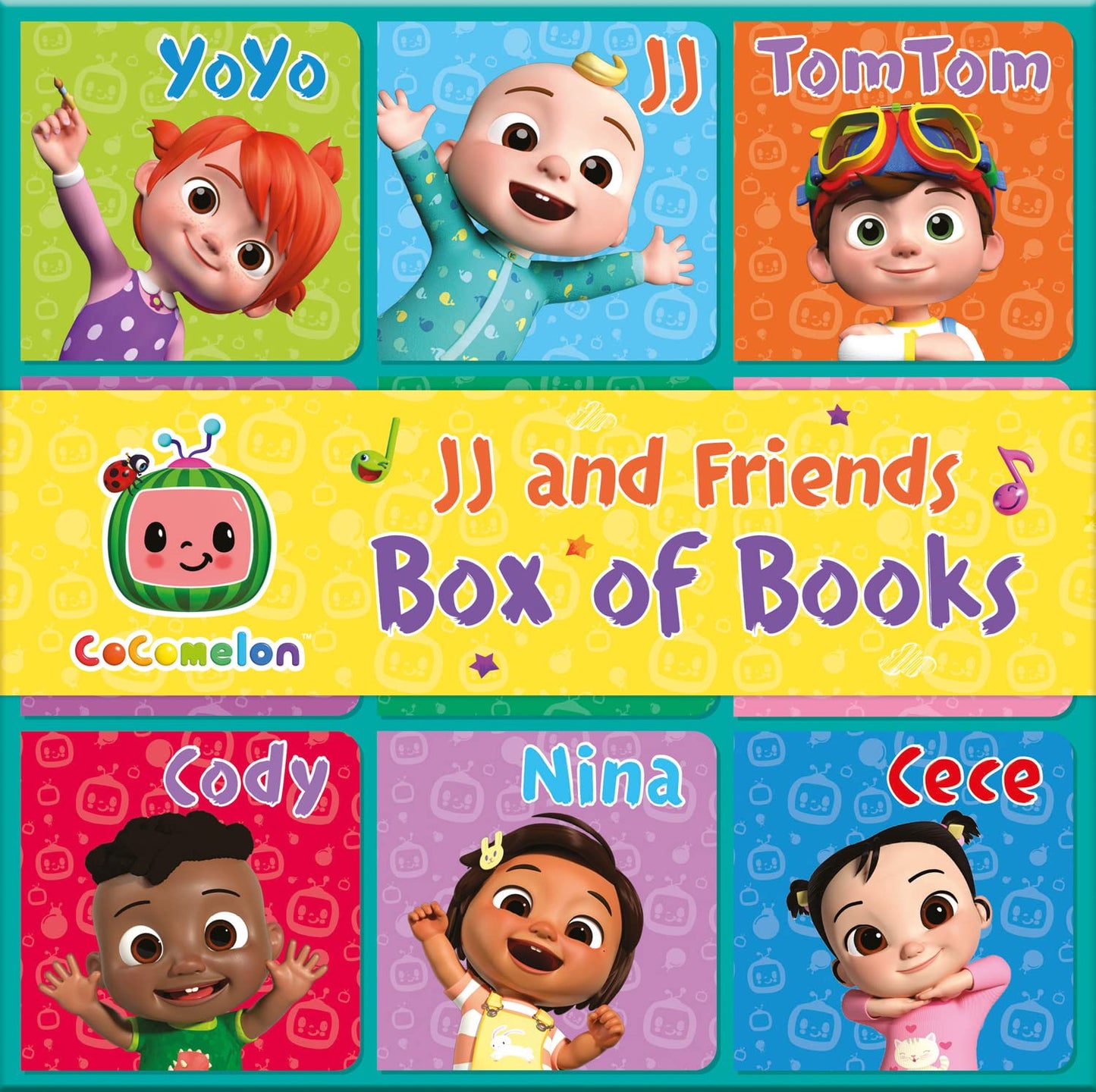 Libro: CoComelon: JJ & Friends Box of Books: Learn about JJ and friends with this box of 9 early-learning illustrated board books for children aged 1, 2 3 and 4 years