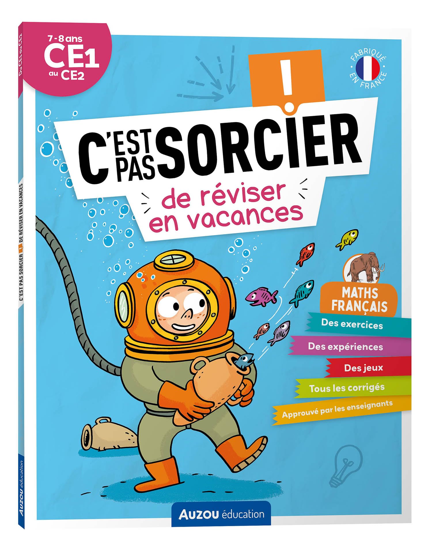 Libro: C'est pas sorcier de réviser en vacances - Du CE1 au CE2 - Cahier de vacances 2024
