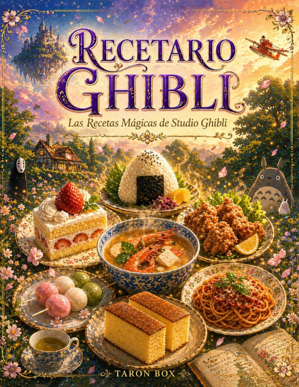 Libro: Recetario Ghibli: Las Recetas Mágicas: 30 Recetas Inspiradas en sus películas + Fundamentos de Cocina Japonesa (Spanish Edition)