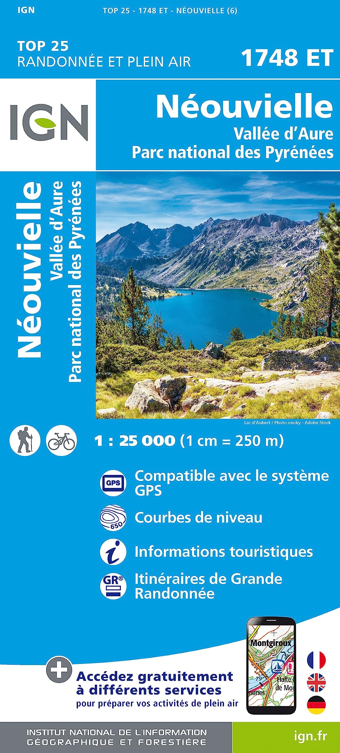 Libro: Néouvielle / Vallée d'Aure / PNR des Pyrénées (1748ET) (TOP 25)