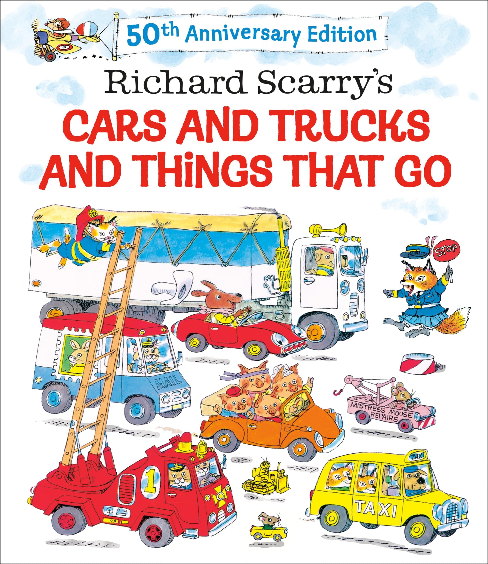 Libro: Richard Scarry's Cars and Trucks and Things That Go: 50th Anniversary Edition