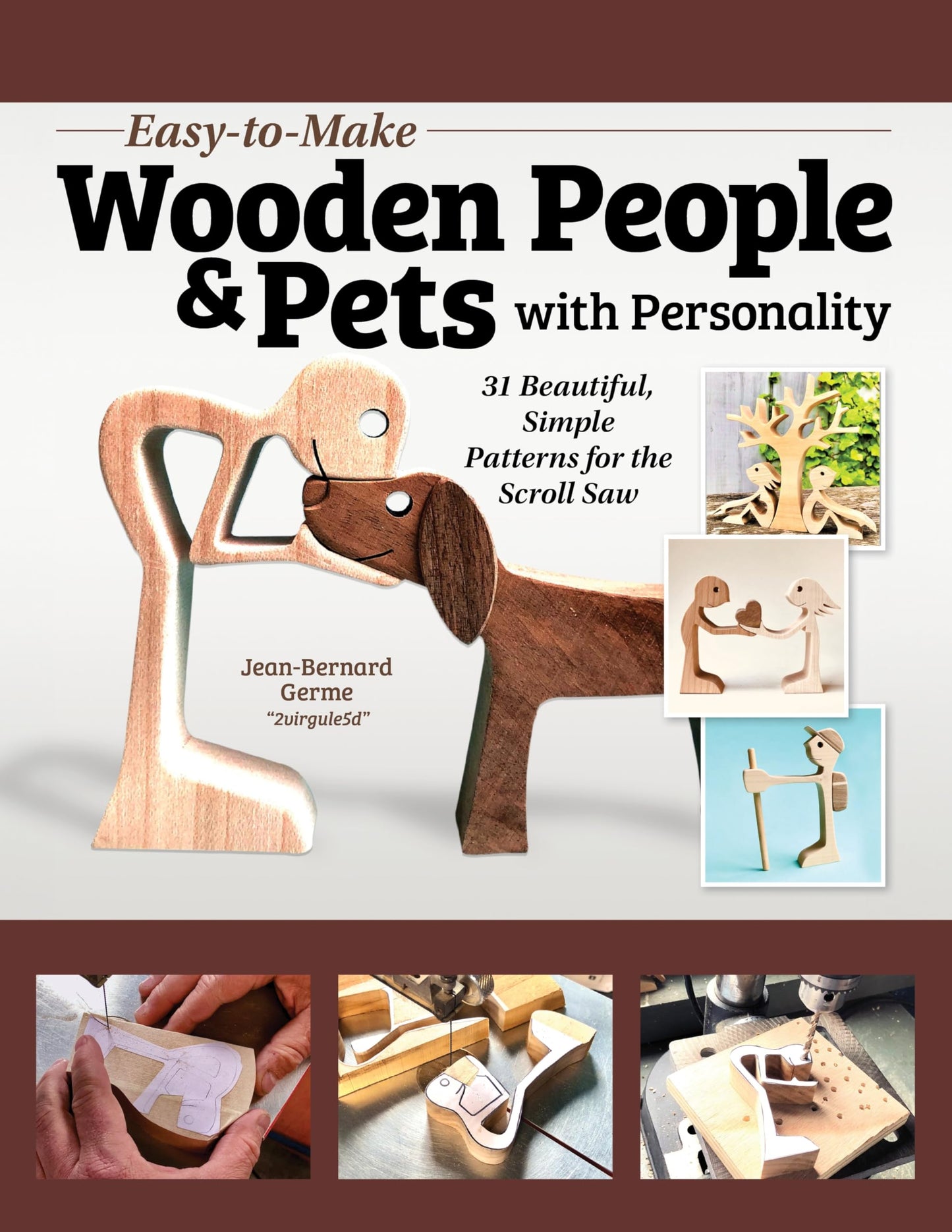 Libro: Easy-to-Make Wooden People & Pets with Personality: 31 Beautiful, Simple Patterns for the Scroll Saw (Fox Chapel Publishing) Full-Size Patterns for Beginners and Intermediate Scrollers