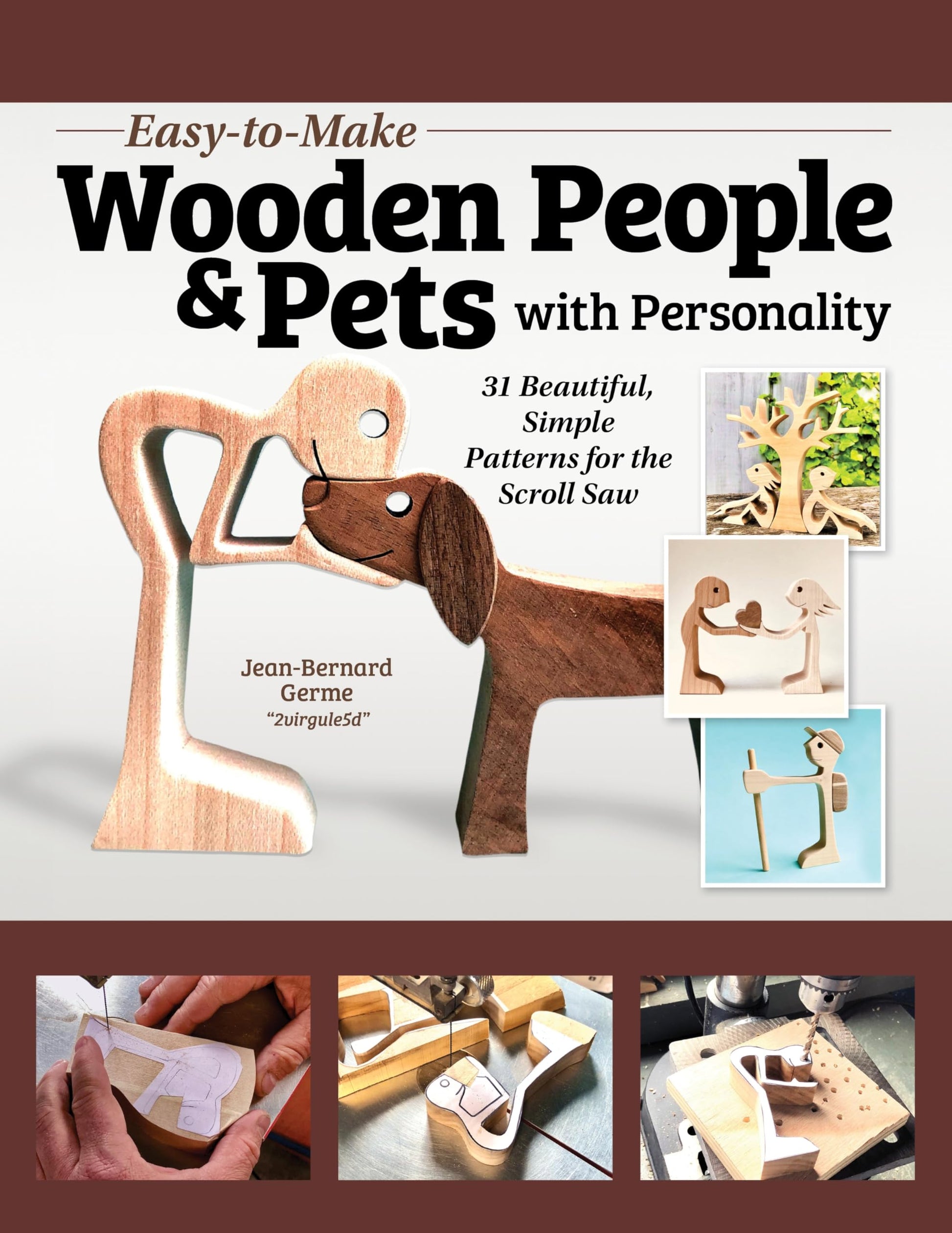 Libro: Easy-to-Make Wooden People & Pets with Personality: 31 Beautiful, Simple Patterns for the Scroll Saw (Fox Chapel Publishing) Full-Size Patterns for Beginners and Intermediate Scrollers