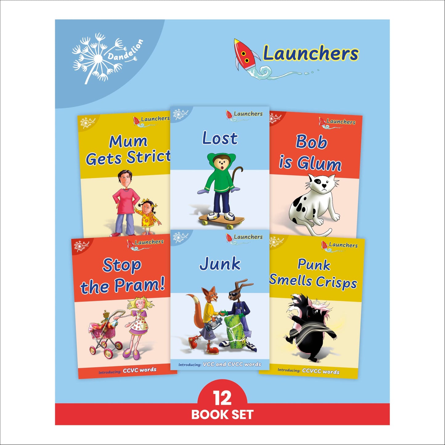 Libro: Phonic Books Dandelion Launchers Units 8-10: Adjacent consonants and consonant digraphs (Phonic Books Beginner Decodable Readers)