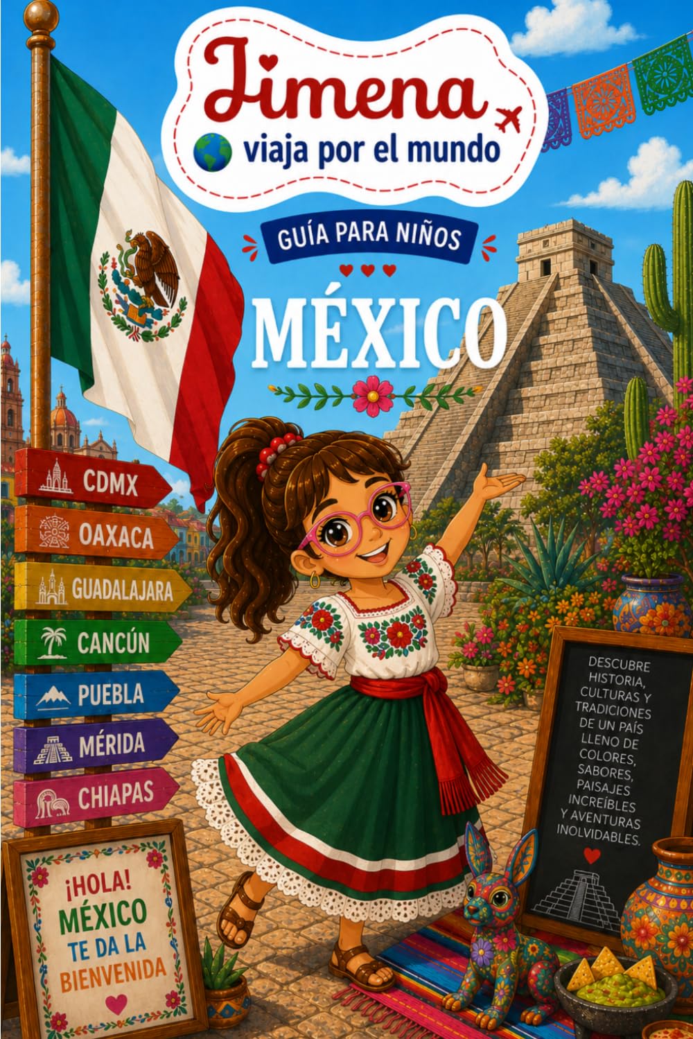 Libro: Guía de México para niños: Viaja, aprende y descubre con Jimena (Jimena viaja por el mundo)