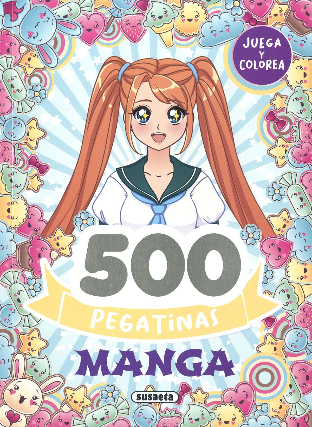 Libro: 500 pegatinas Manga