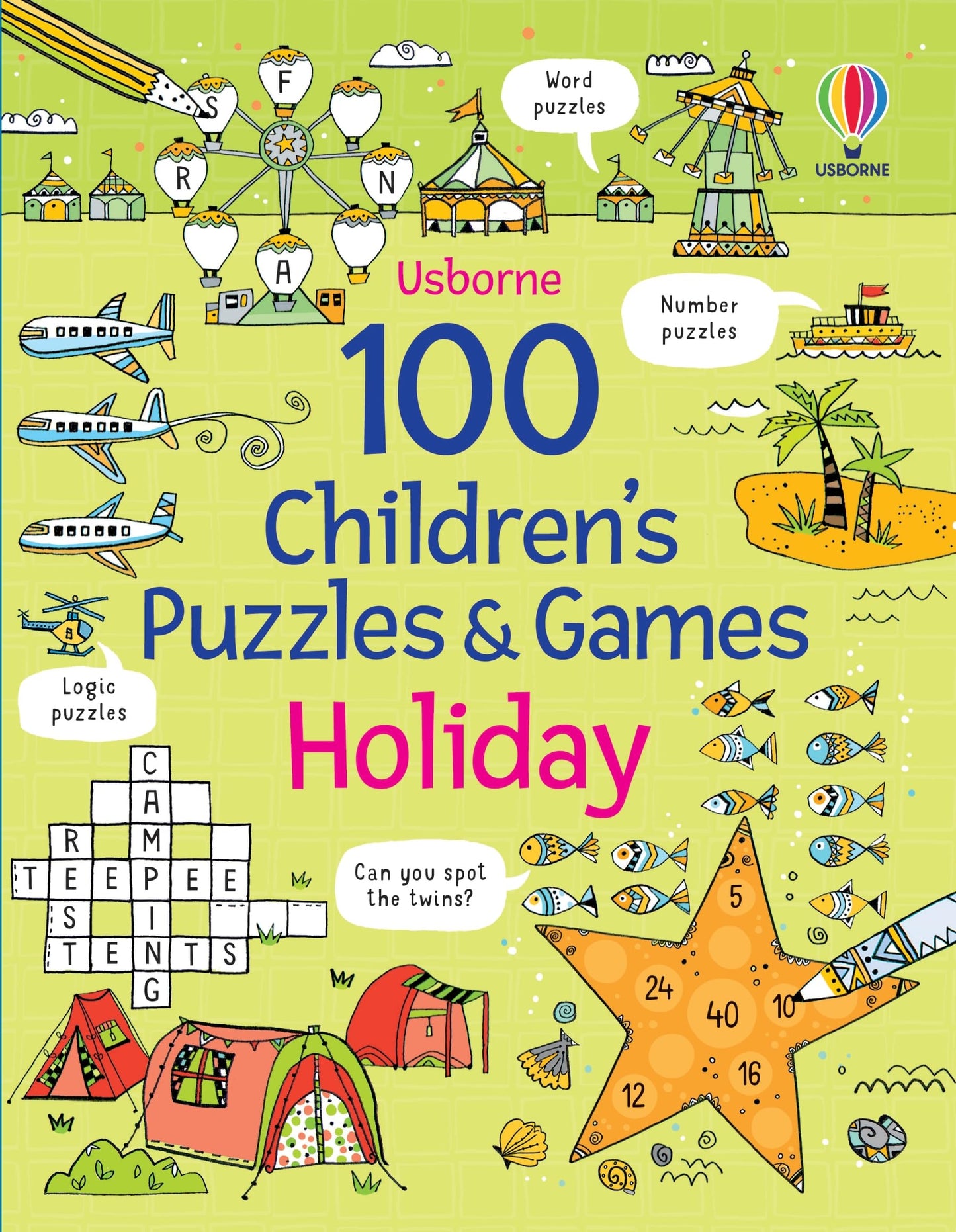 Libro: 100 Children's Puzzles and Games: Holiday