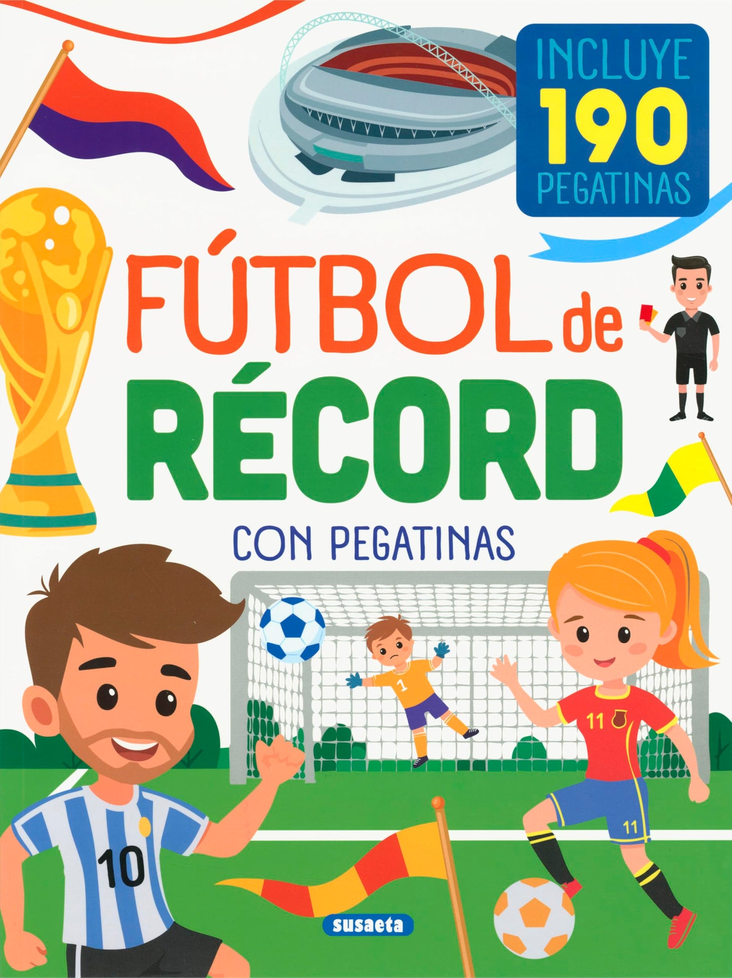 Libro: Fútbol de récord con pegatinas