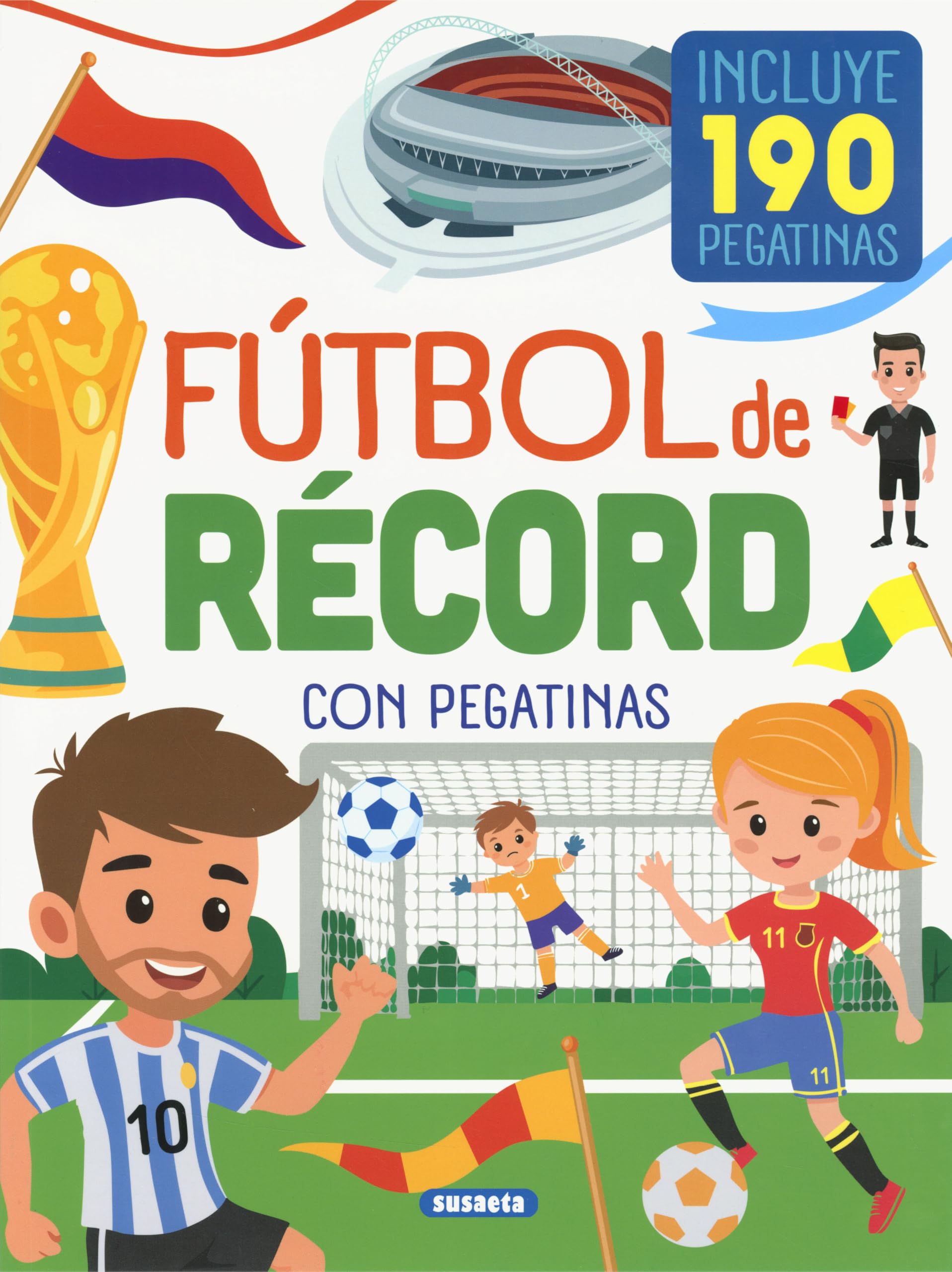 Libro: Fútbol de récord con pegatinas