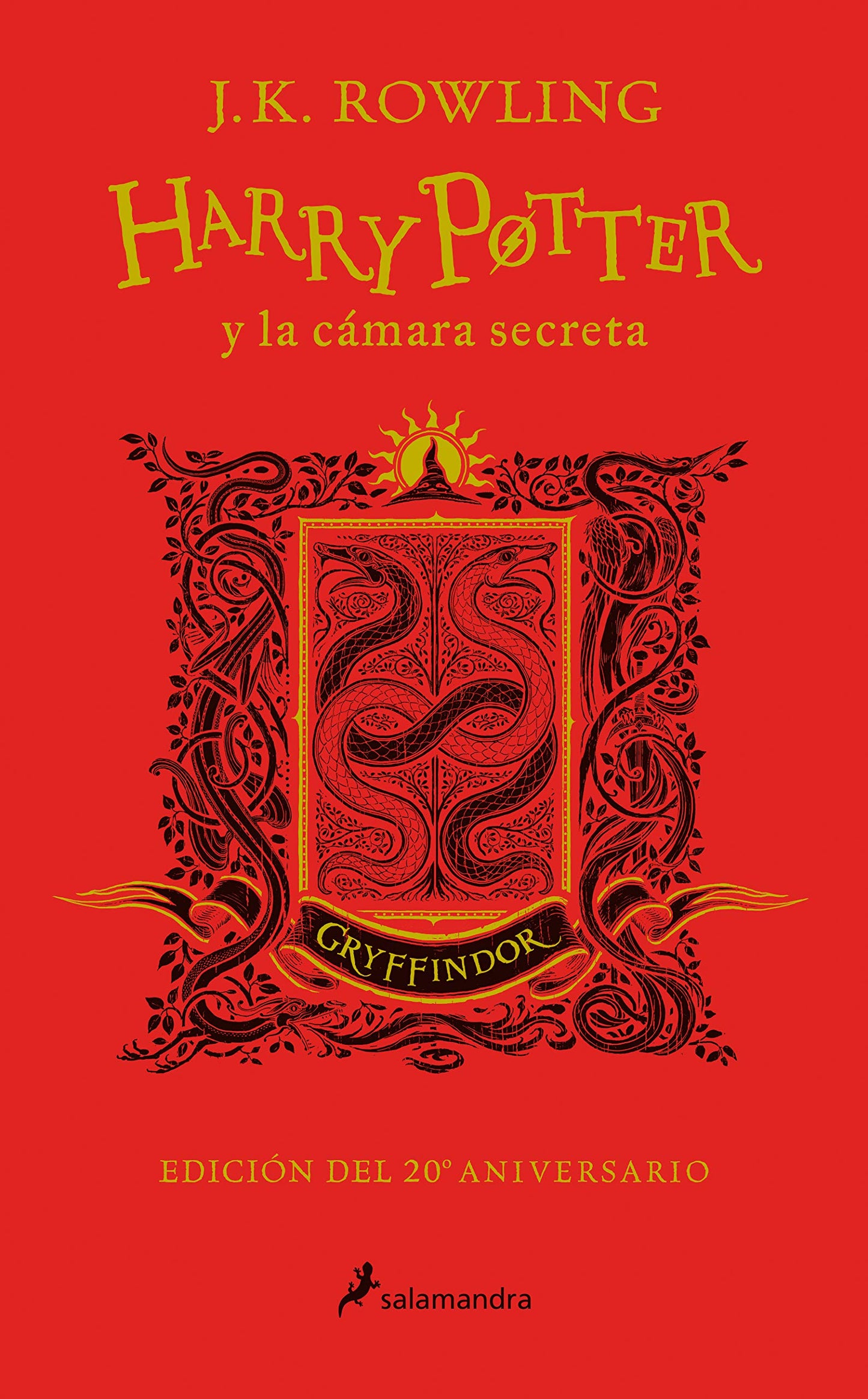 Libro: Harry Potter y la cámara secreta (edición Gryffindor del 20º aniversario) (Harry Potter 2)