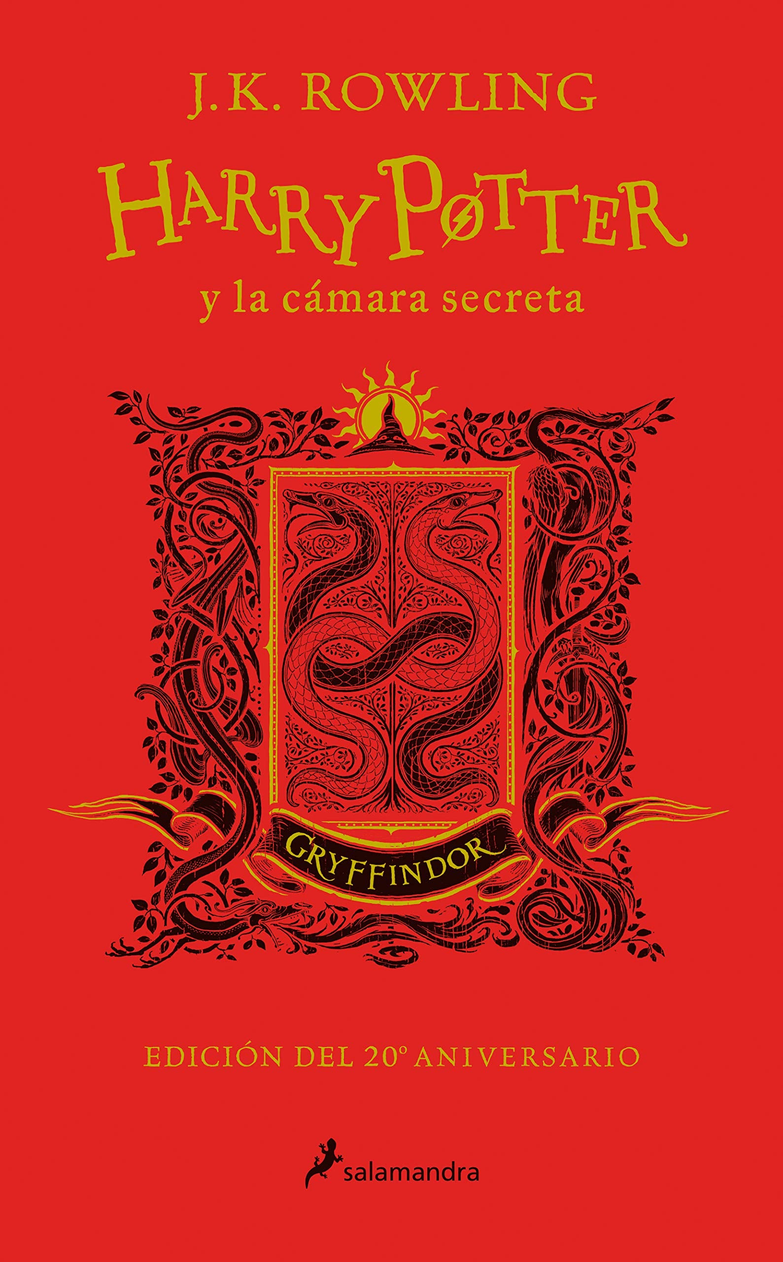 Libro: Harry Potter y la cámara secreta (edición Gryffindor del 20º aniversario) (Harry Potter 2)