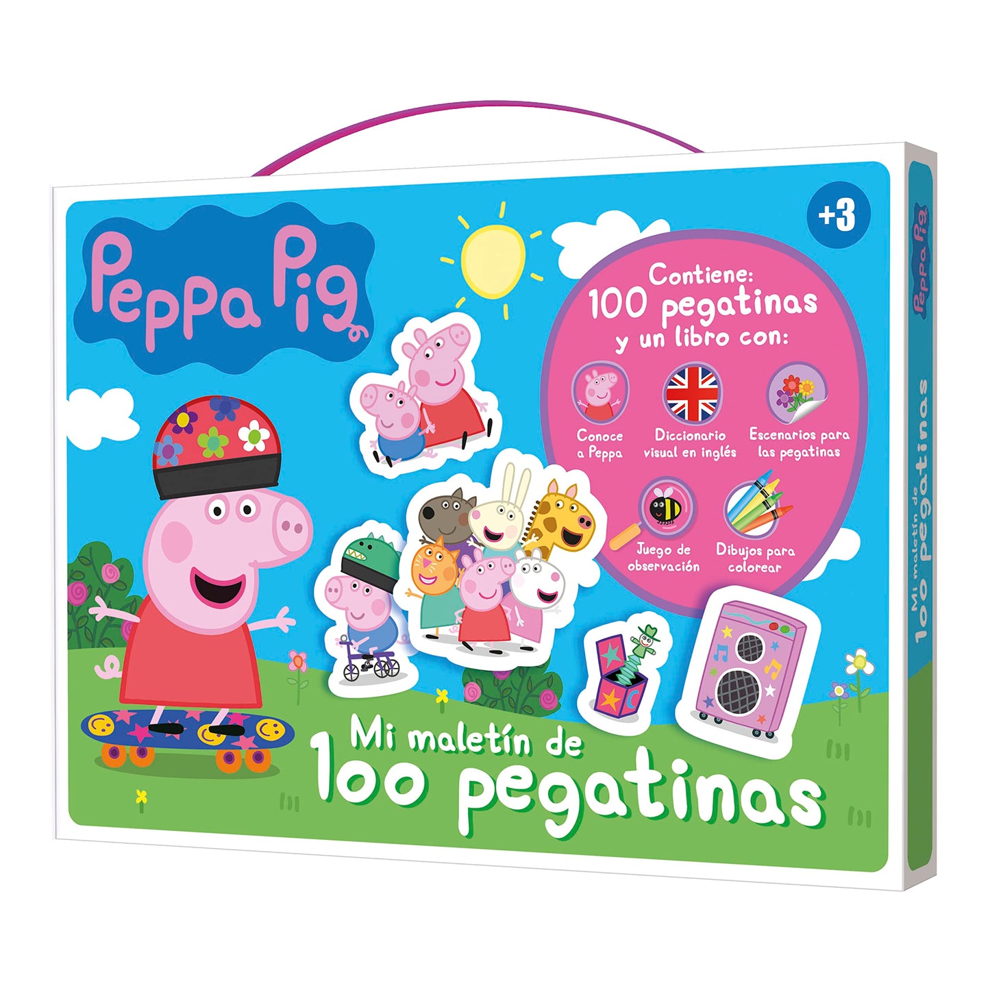 Libro: LUDUM MALETÍN 100 PEGATINAS PEPPA PIG