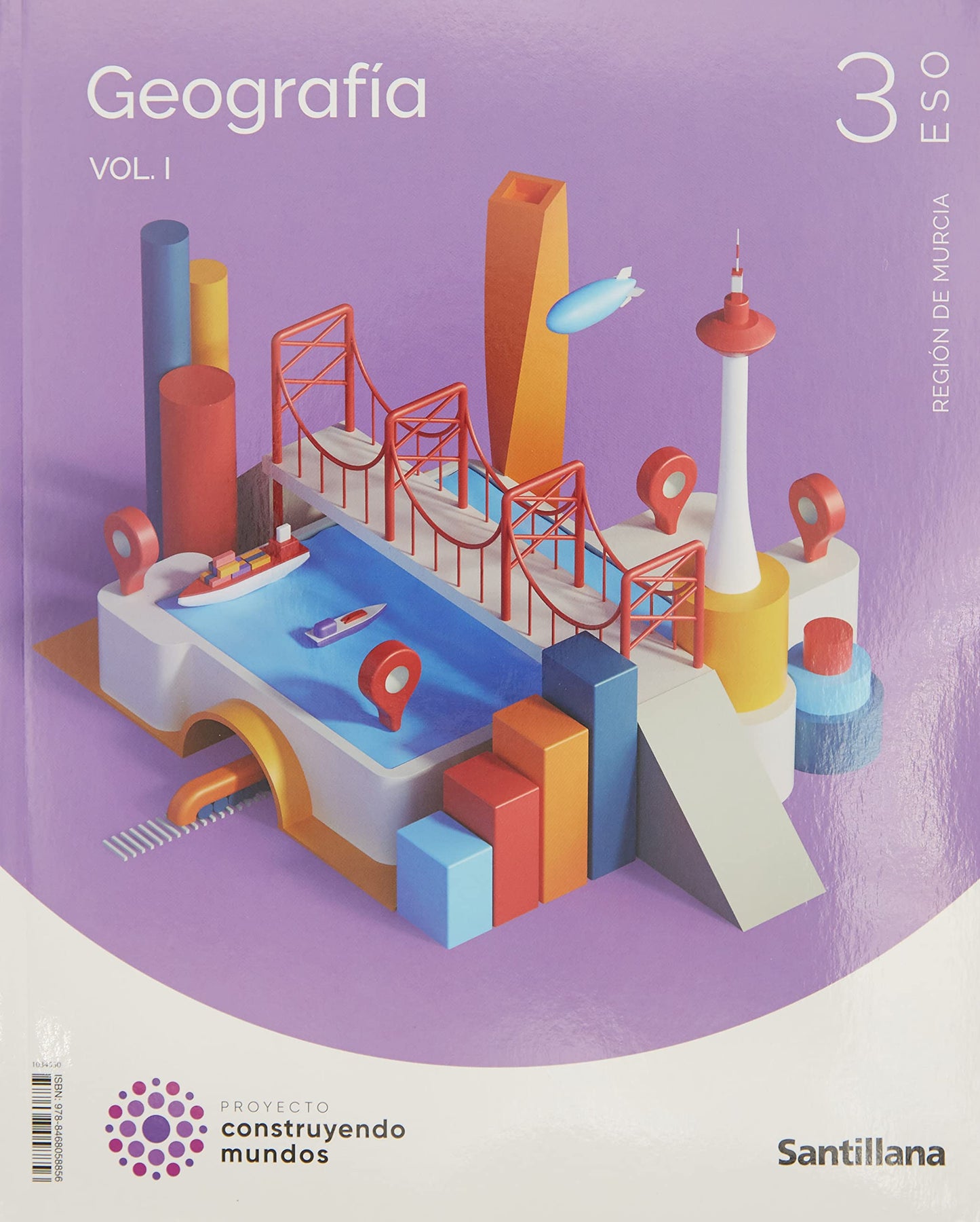 Libro: GEOGRAFIA E HISTORIA MURCIA 3 ESO CONSTRUYENDO MUNDOS