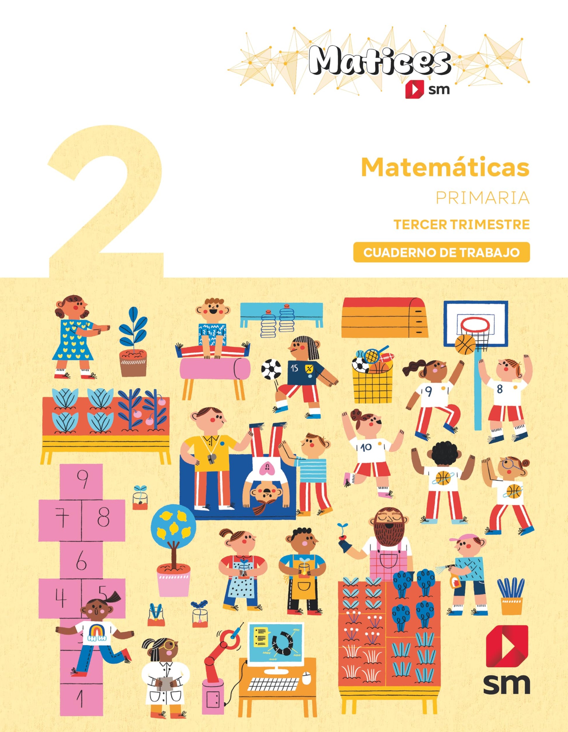 Libro: Cuaderno de Matemáticas. 2 Primaria. 3 Trimestre. Matices