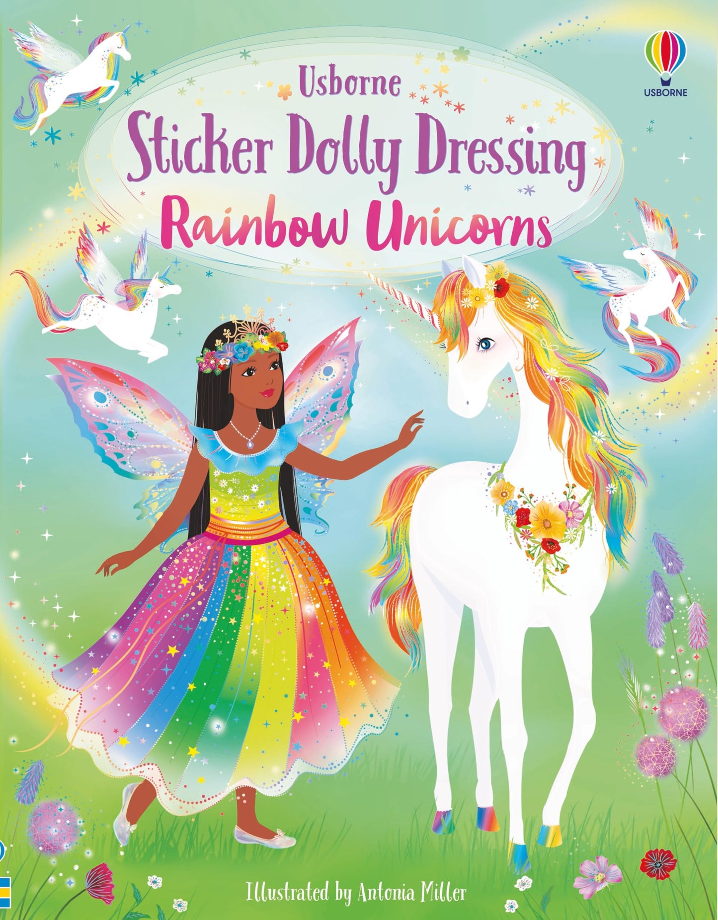 Libro: Sticker Dolly Dressing Rainbow Unicorns
