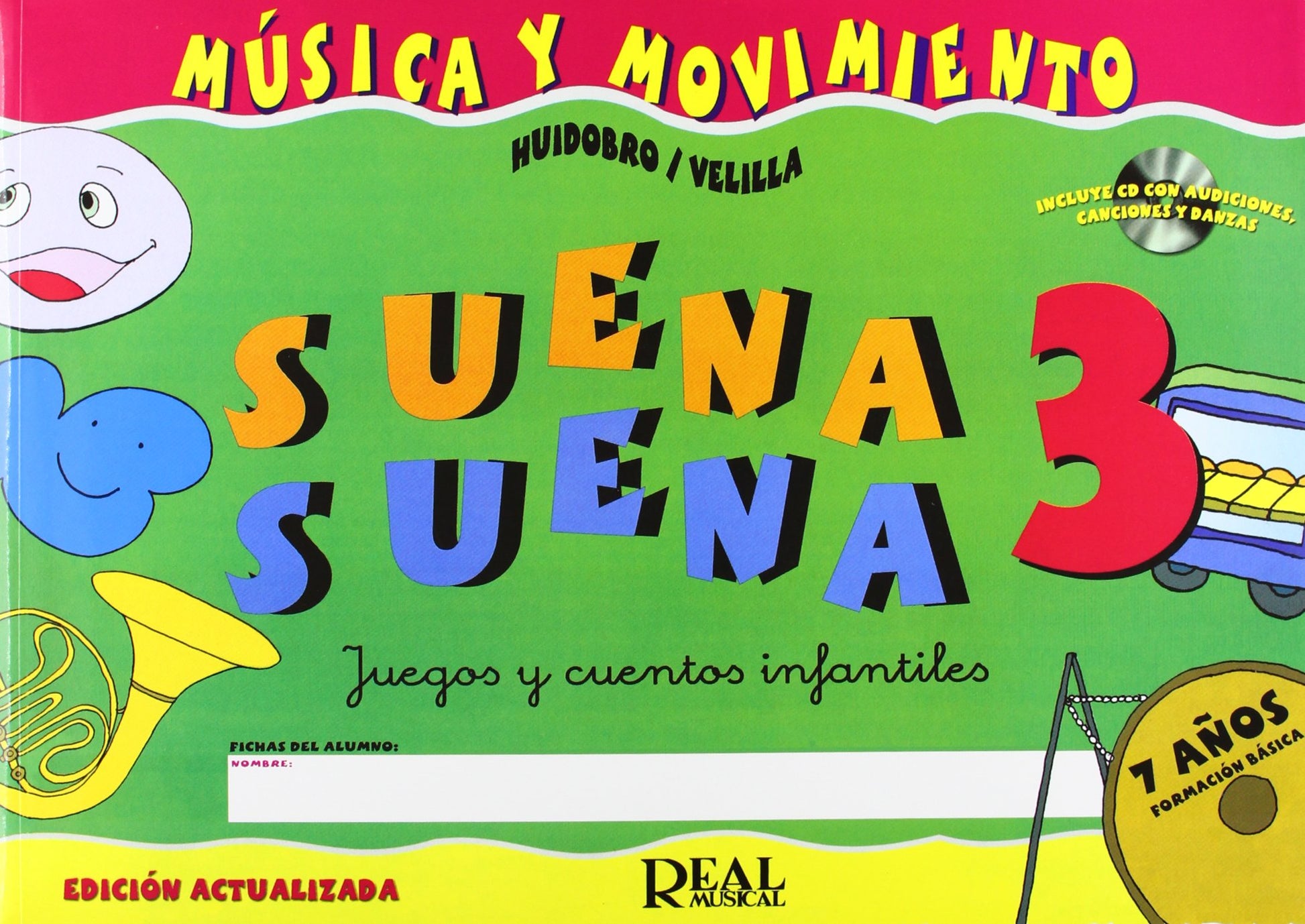 Libro: SUENA SUENA 3 MUSI-MOVI R.MUSIC