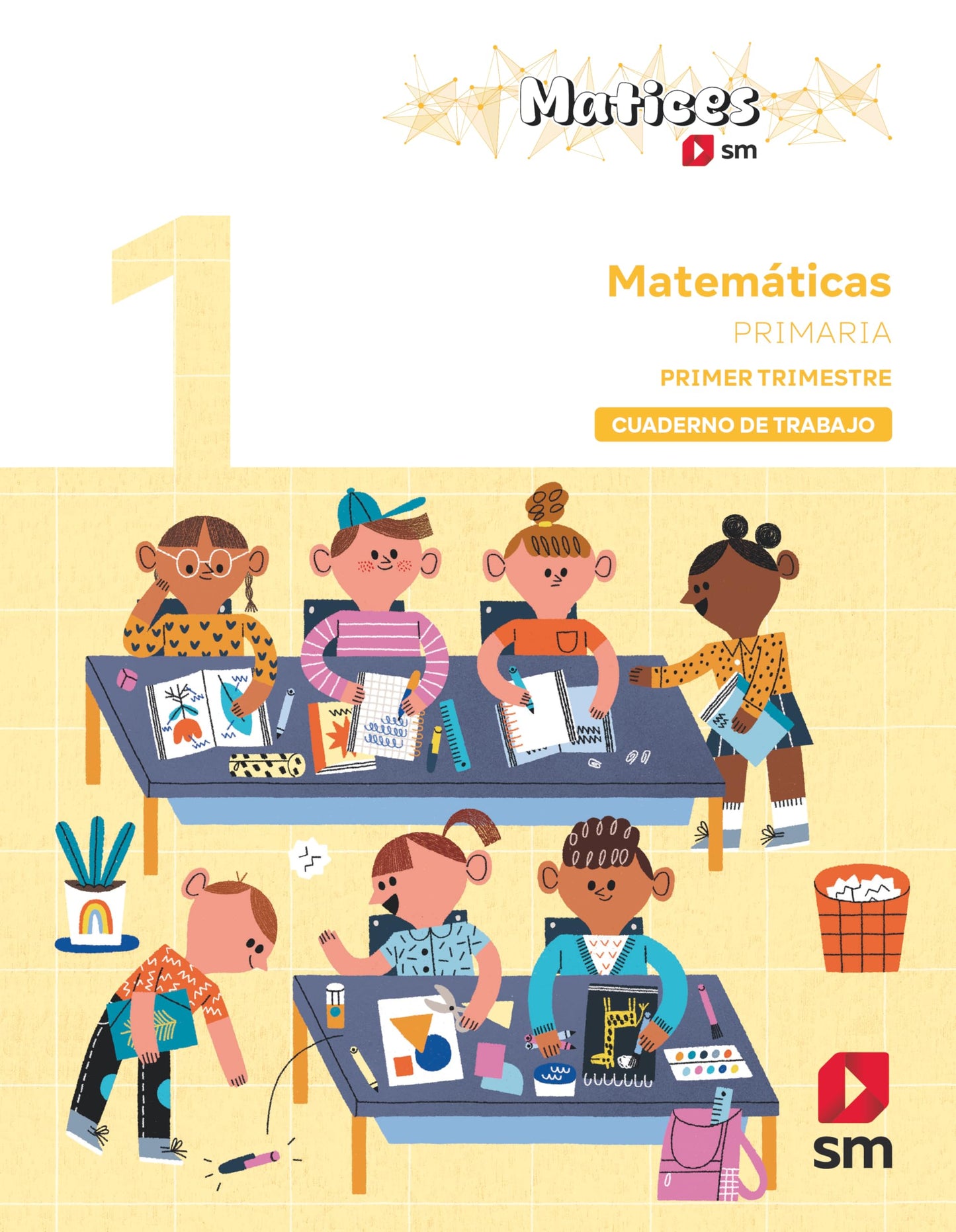 Libro: Cuaderno de Matemáticas. 1 Primaria. 1 Trimestre. Matices