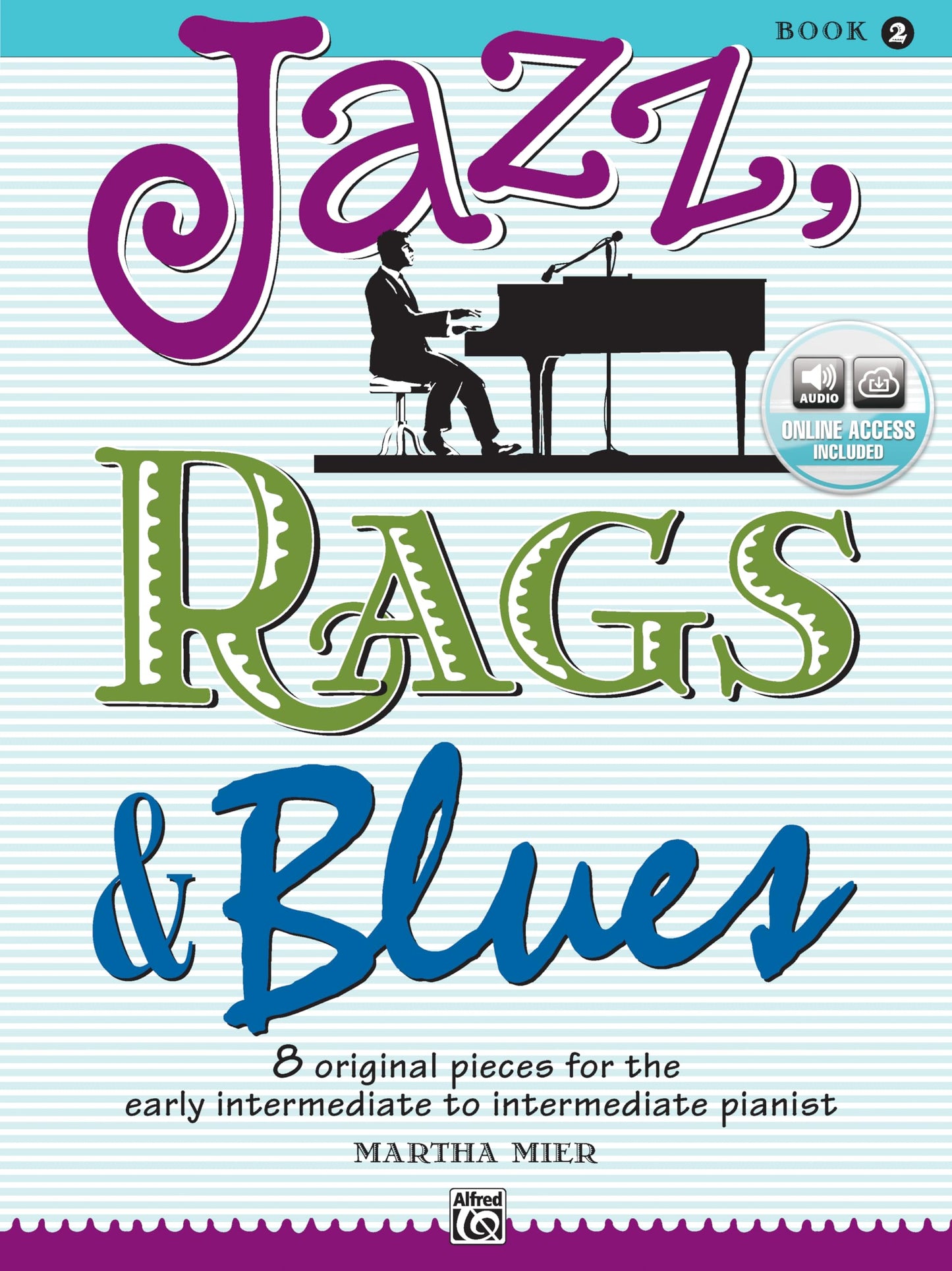 Libro: Jazz, Rags & Blues, Book 2 (Alfred's Basic Piano Library)