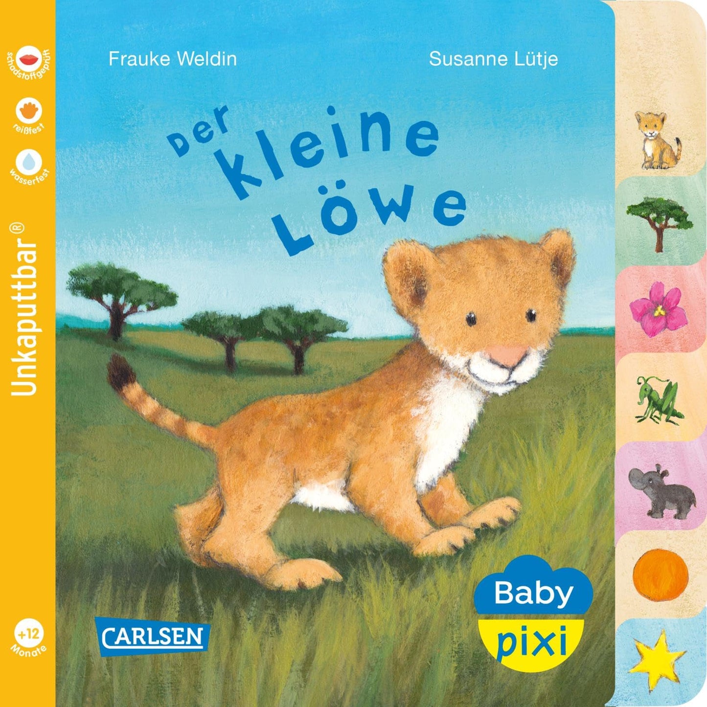 Libro: Baby Pixi (unkaputtbar) 104: Der kleine Löwe: Ein Baby-Buch mit farbigem Register ab 1 Jahr
