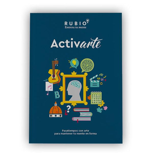 ActivARTE Vol.1 | RUBIO | Adultos | Pasatiempos con arte para entrenar la mente