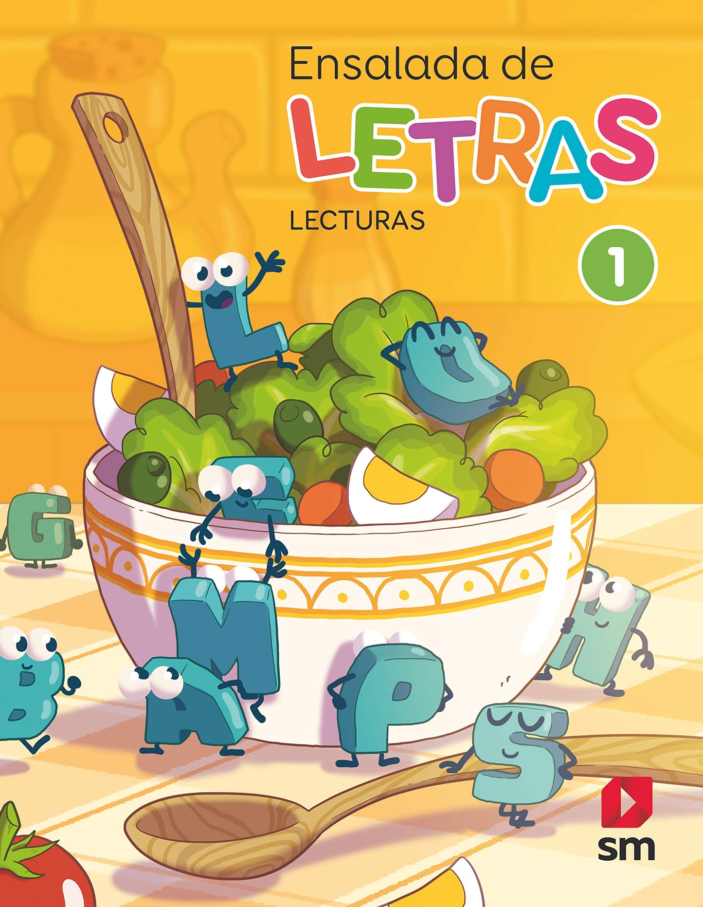 Libro: Lecturas: Ensalada de letras. 1 Primaria. Más Savia