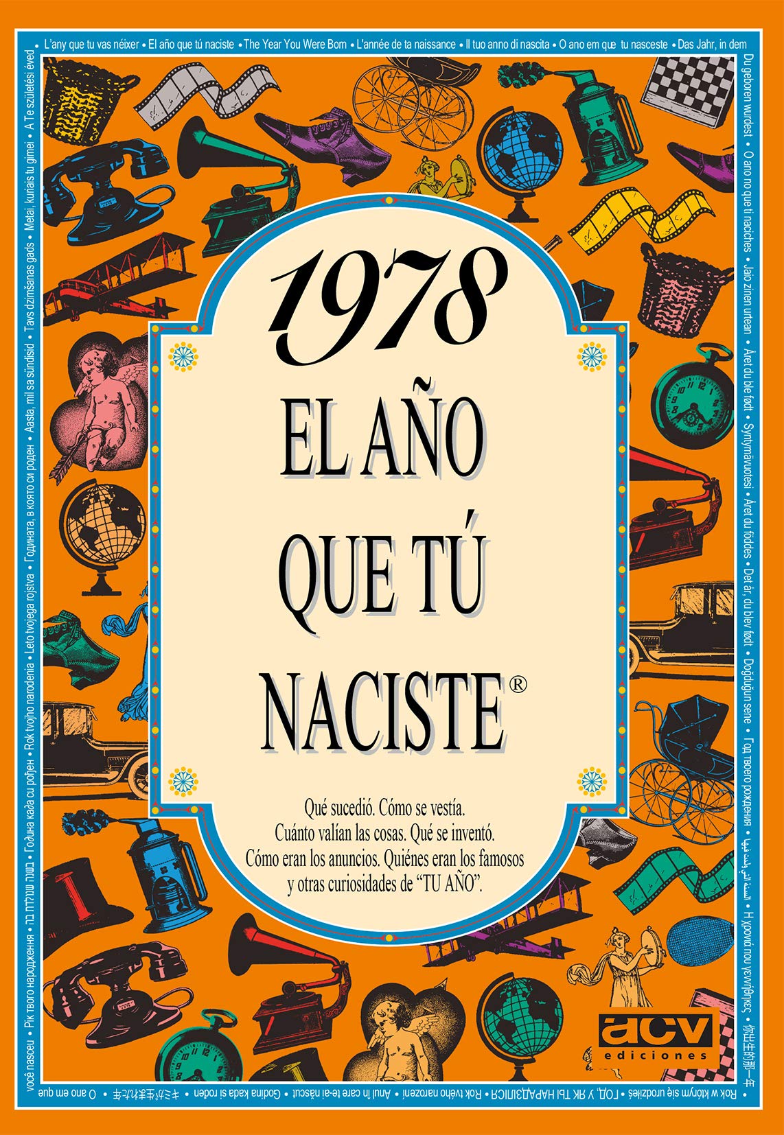 1978 EL AÑO QUE TÚ NACISTE - Regalo de cumpleaños ideal para quienes cumplen 48 años en 2026