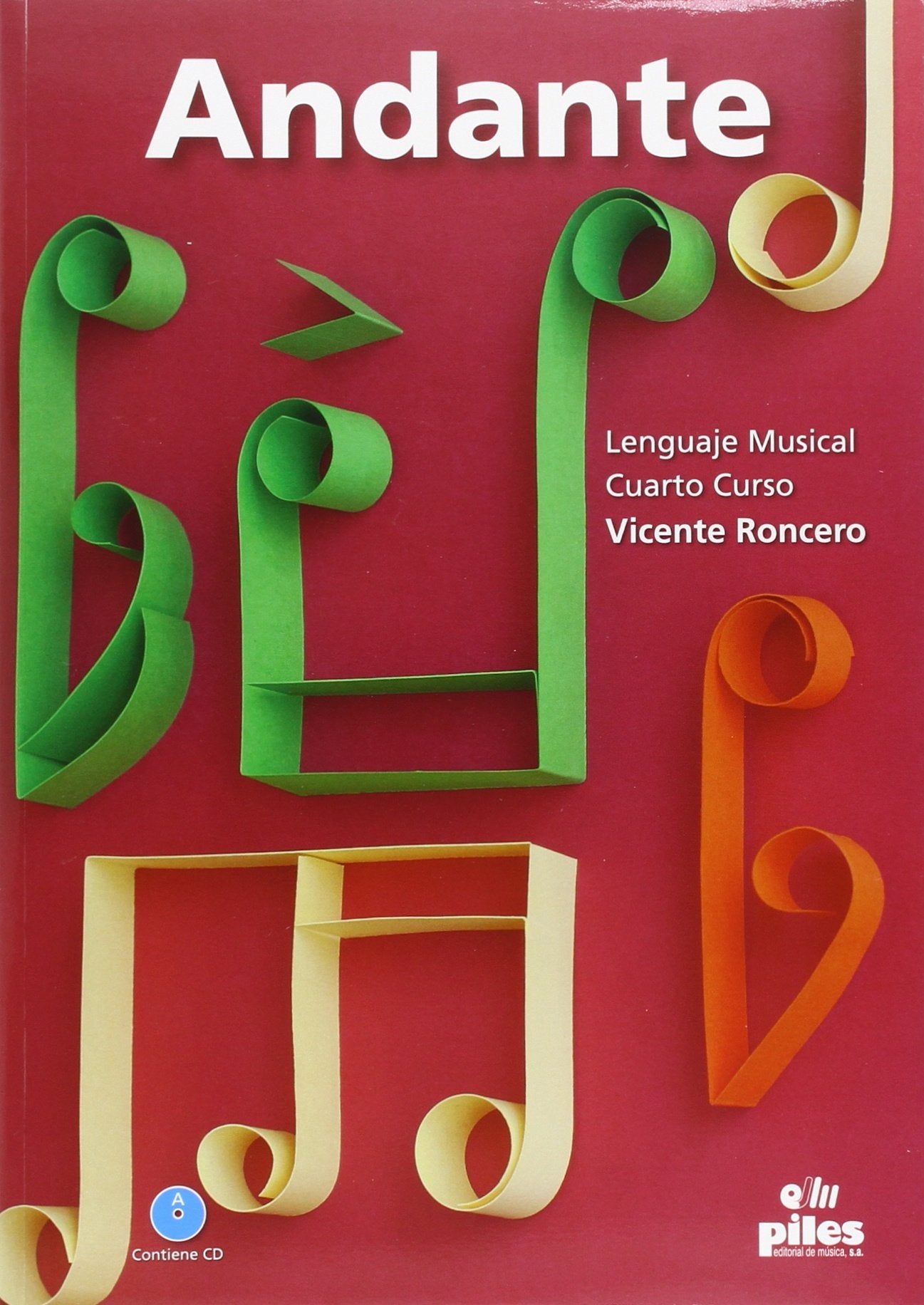 Libro: Andante, lenguaje musical 4