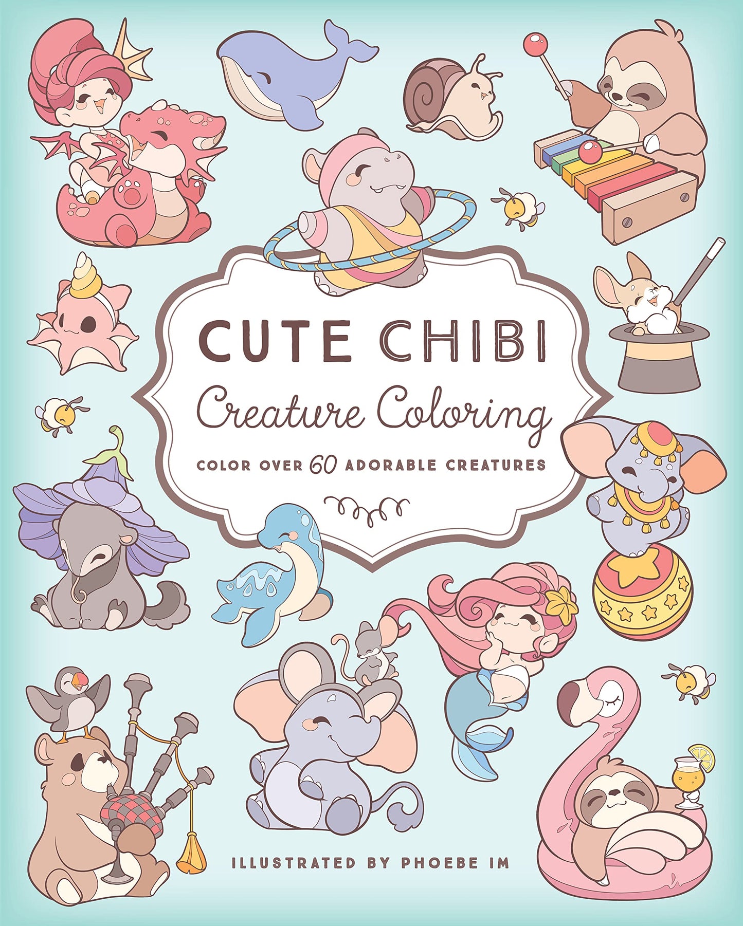 Libro: Cute Chibi Creature Coloring: Color over 60 Adorable Creatures