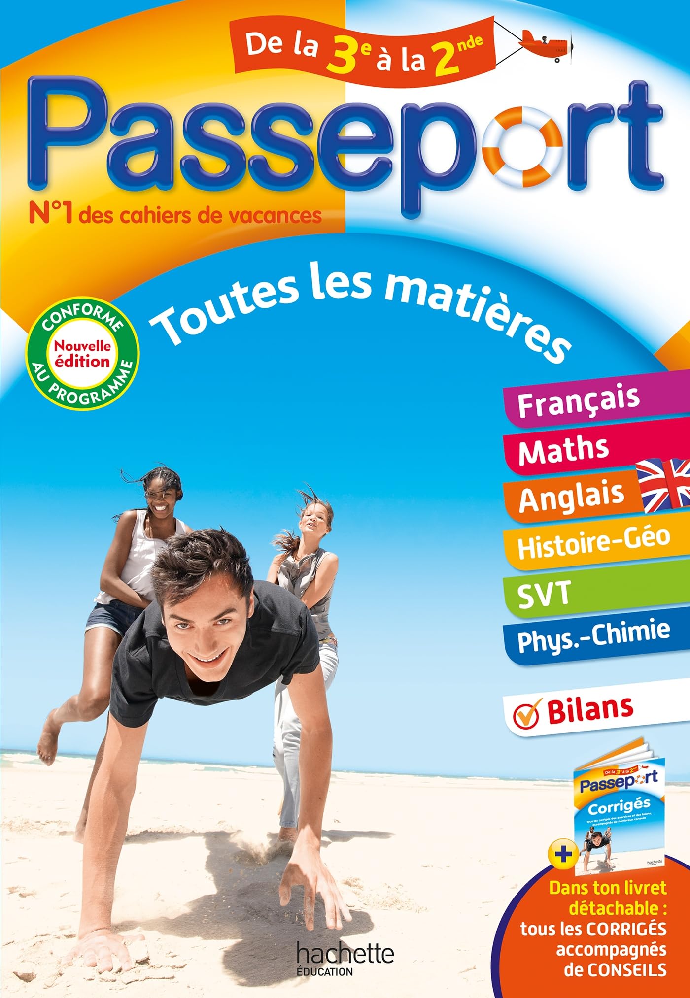 Libro: Passeport - Toutes les matières - De la 3e à la 2de - Cahier de vacances 2026