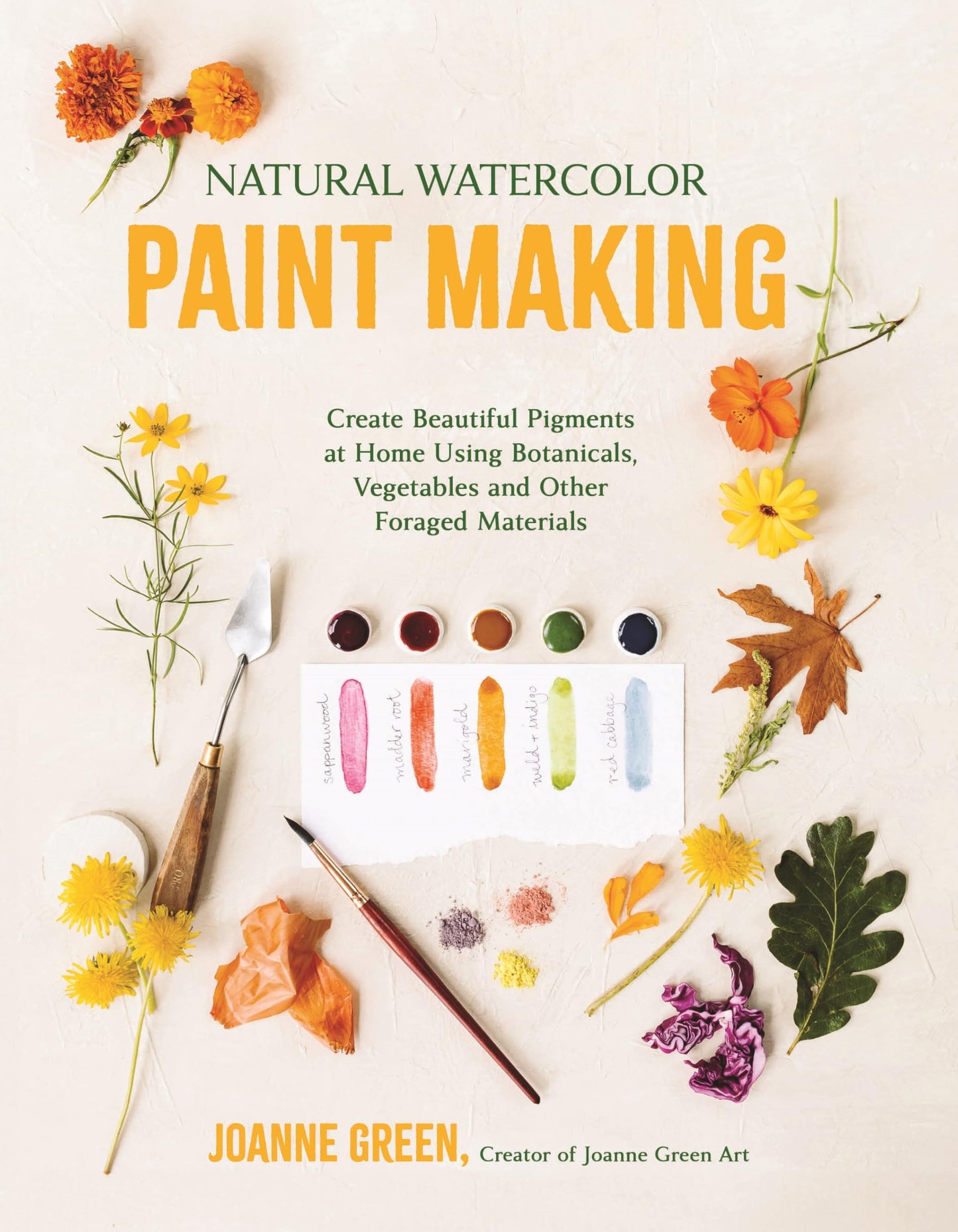 Libro: Natural Watercolor Paint Making: Create Beautiful Pigments at Home Using Botanicals, Vegetables and Other Foraged Materials